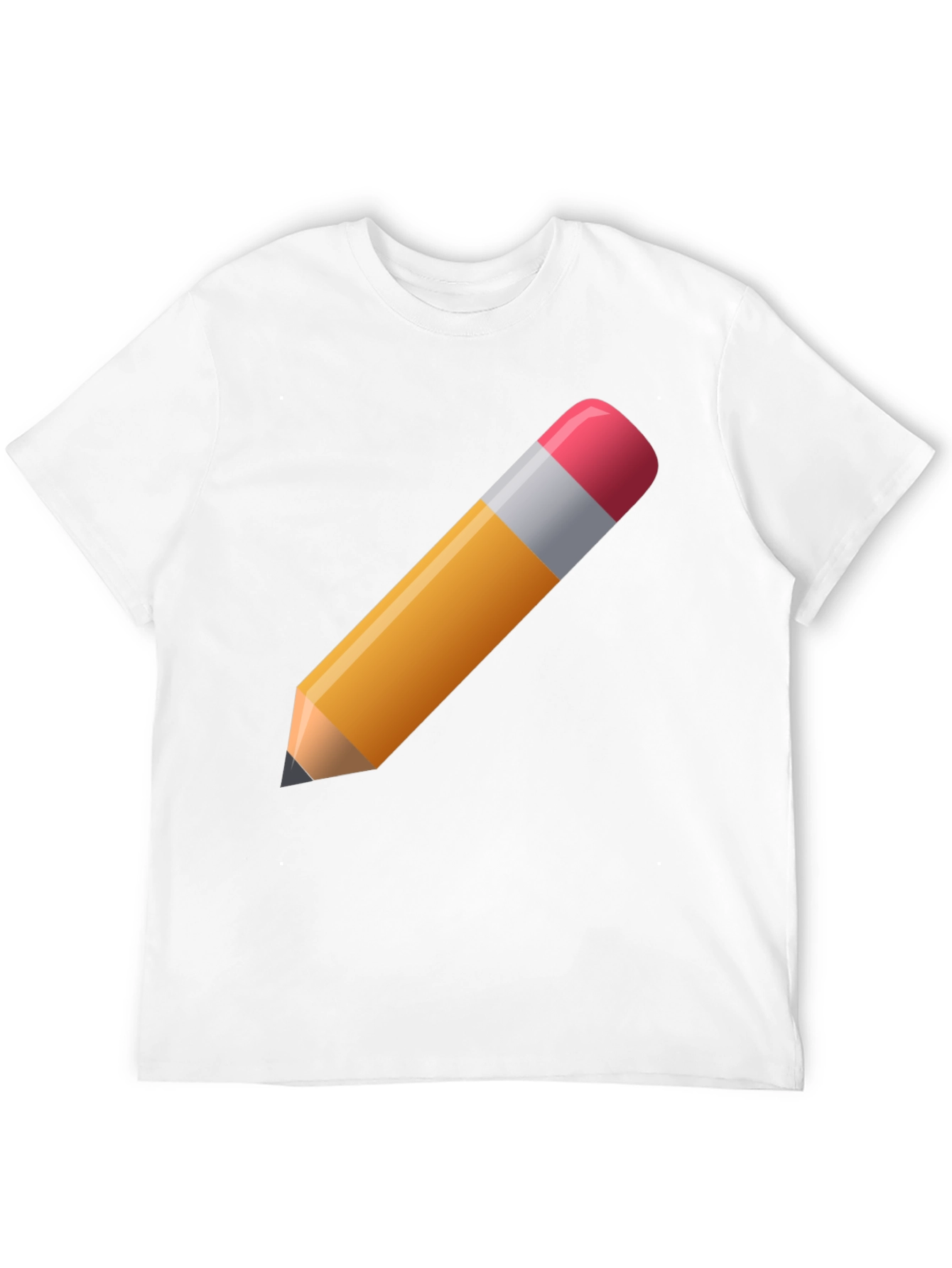 Pencil Graphic Black T-Shirt