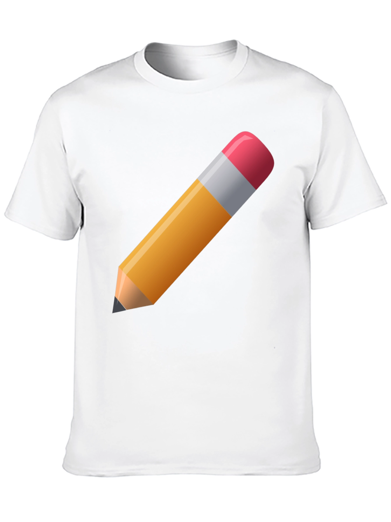 Pencil Graphic Black T-Shirt
