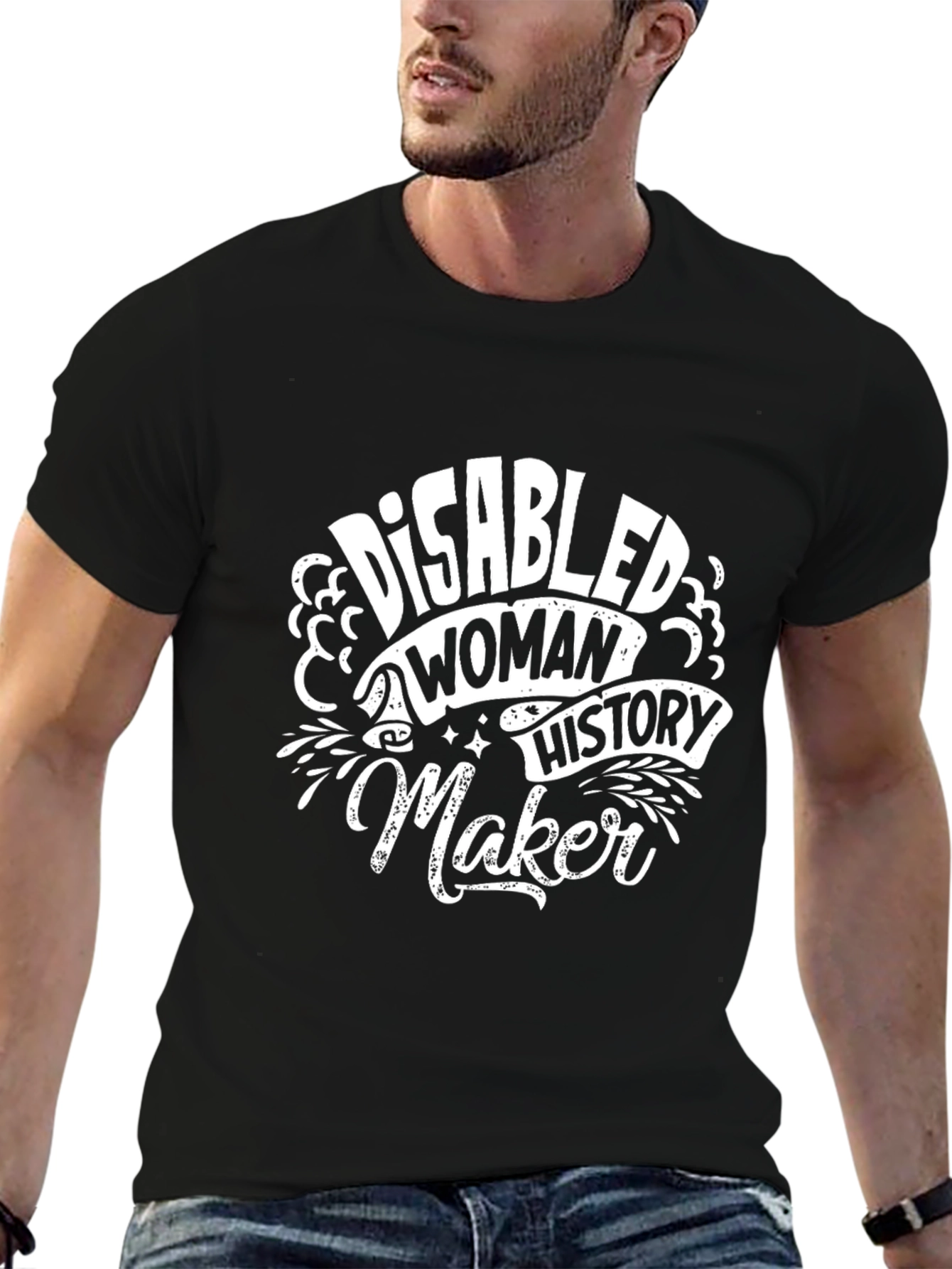 Disabled Woman History Maker Graphic Tee