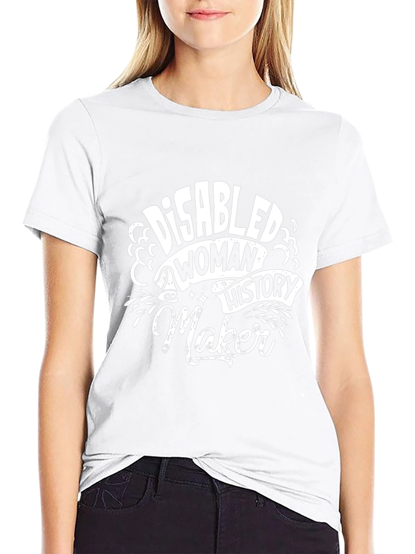 Disabled Woman History Maker Graphic Tee