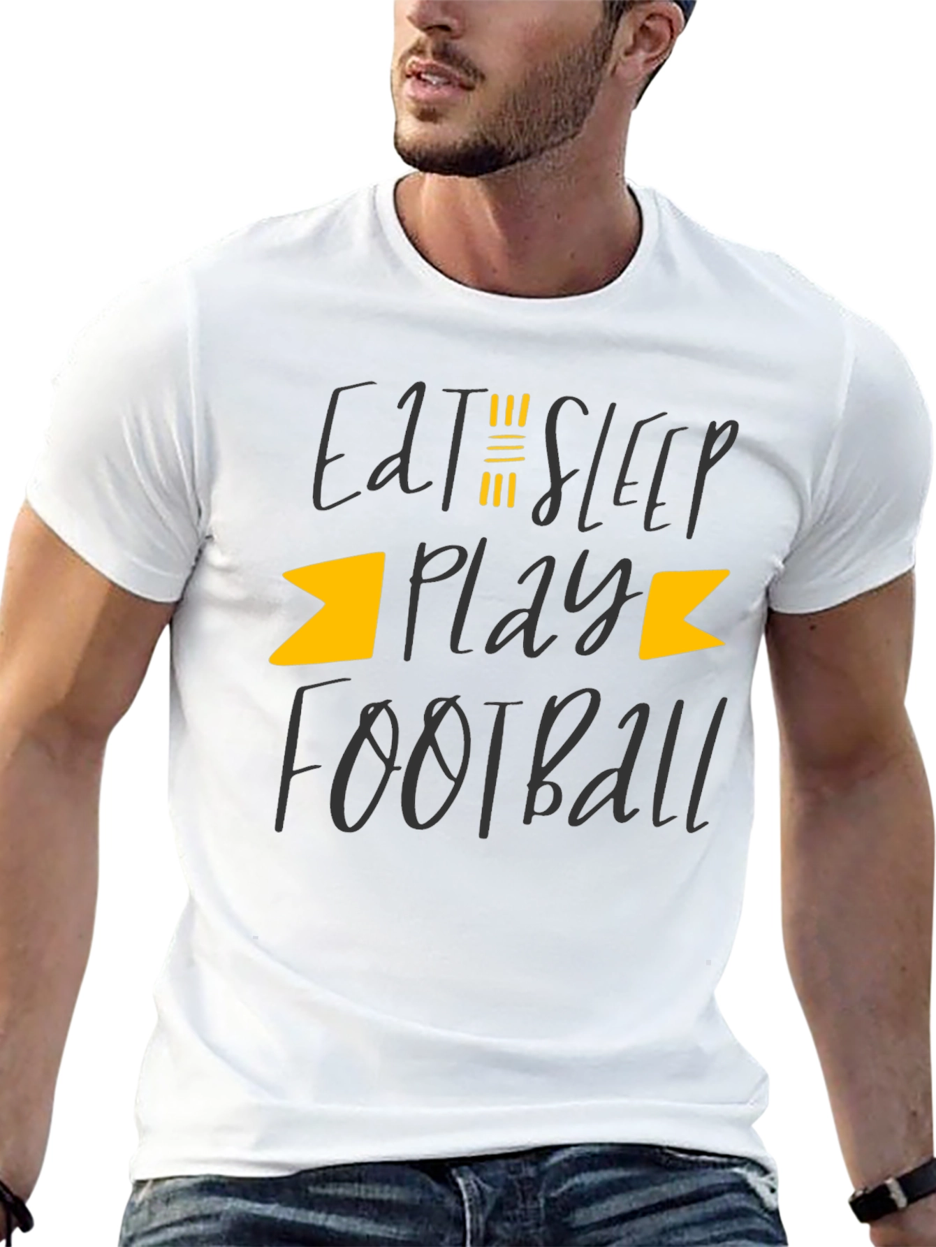 Eat Sleep Play Football T-Shirt