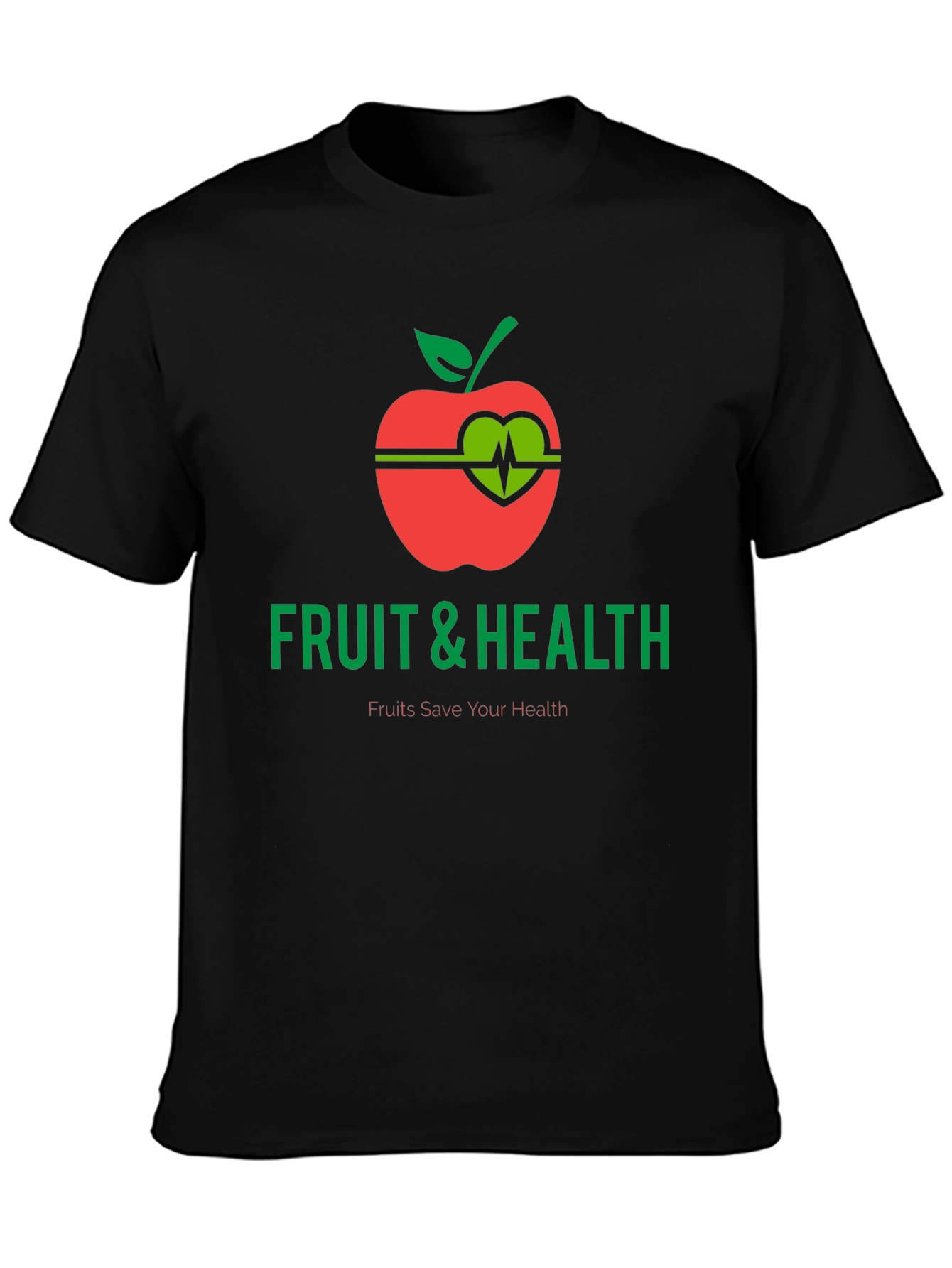 Fruit & Health Graphic T-Shirt - Eat Healthy!