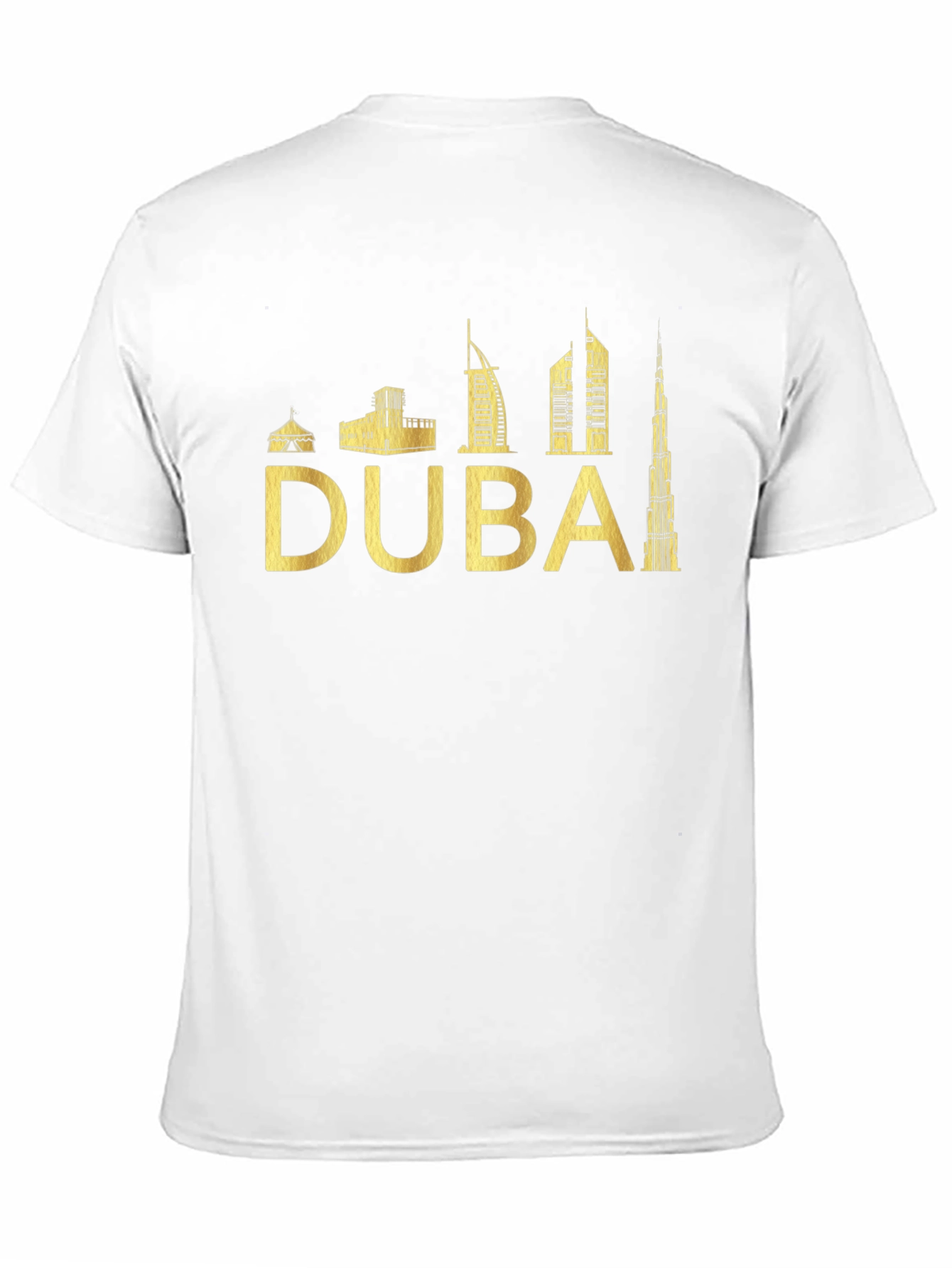 Dubai Skyline T-Shirt - Black Tee