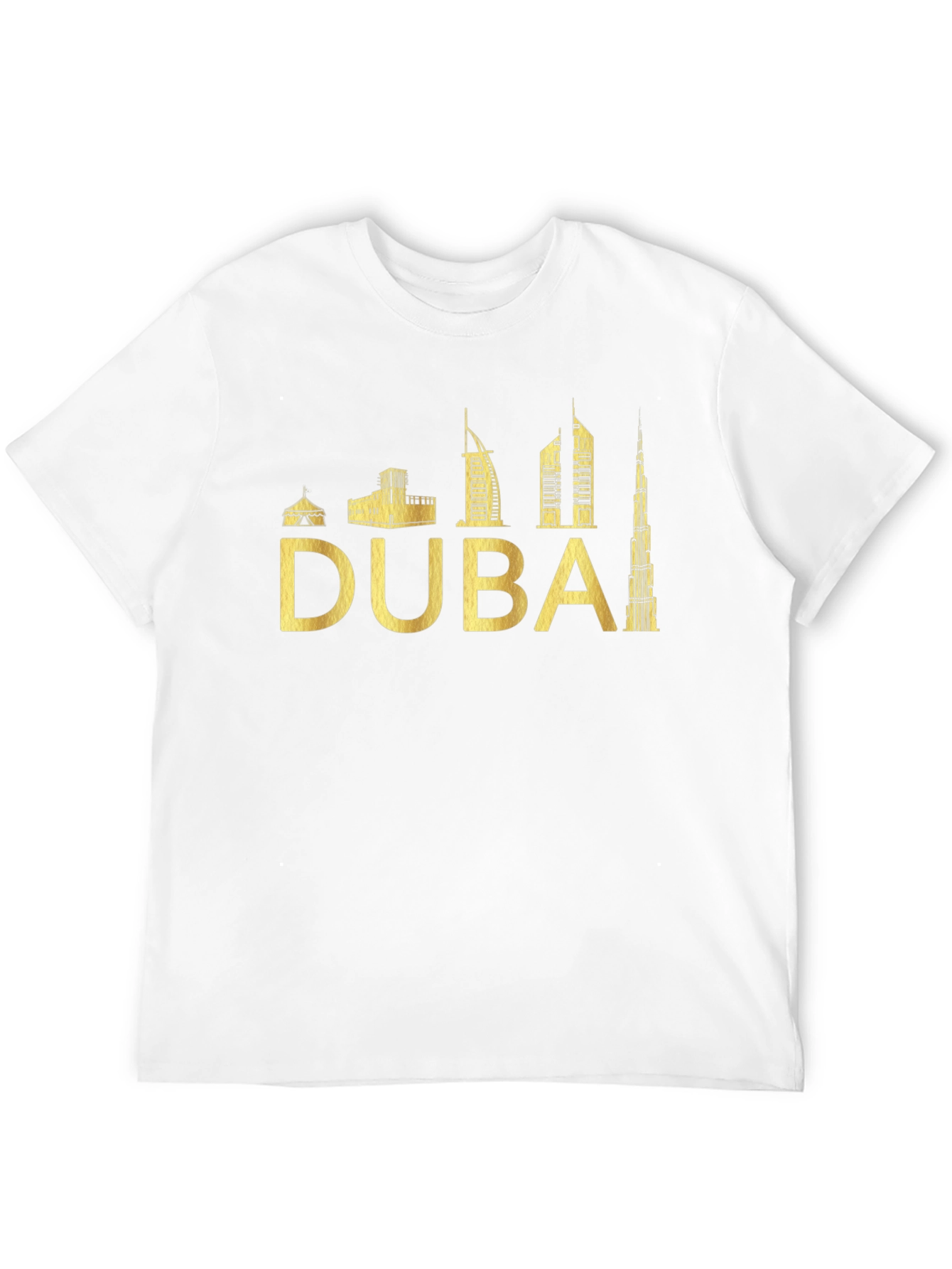 Dubai Skyline T-Shirt - Black Tee