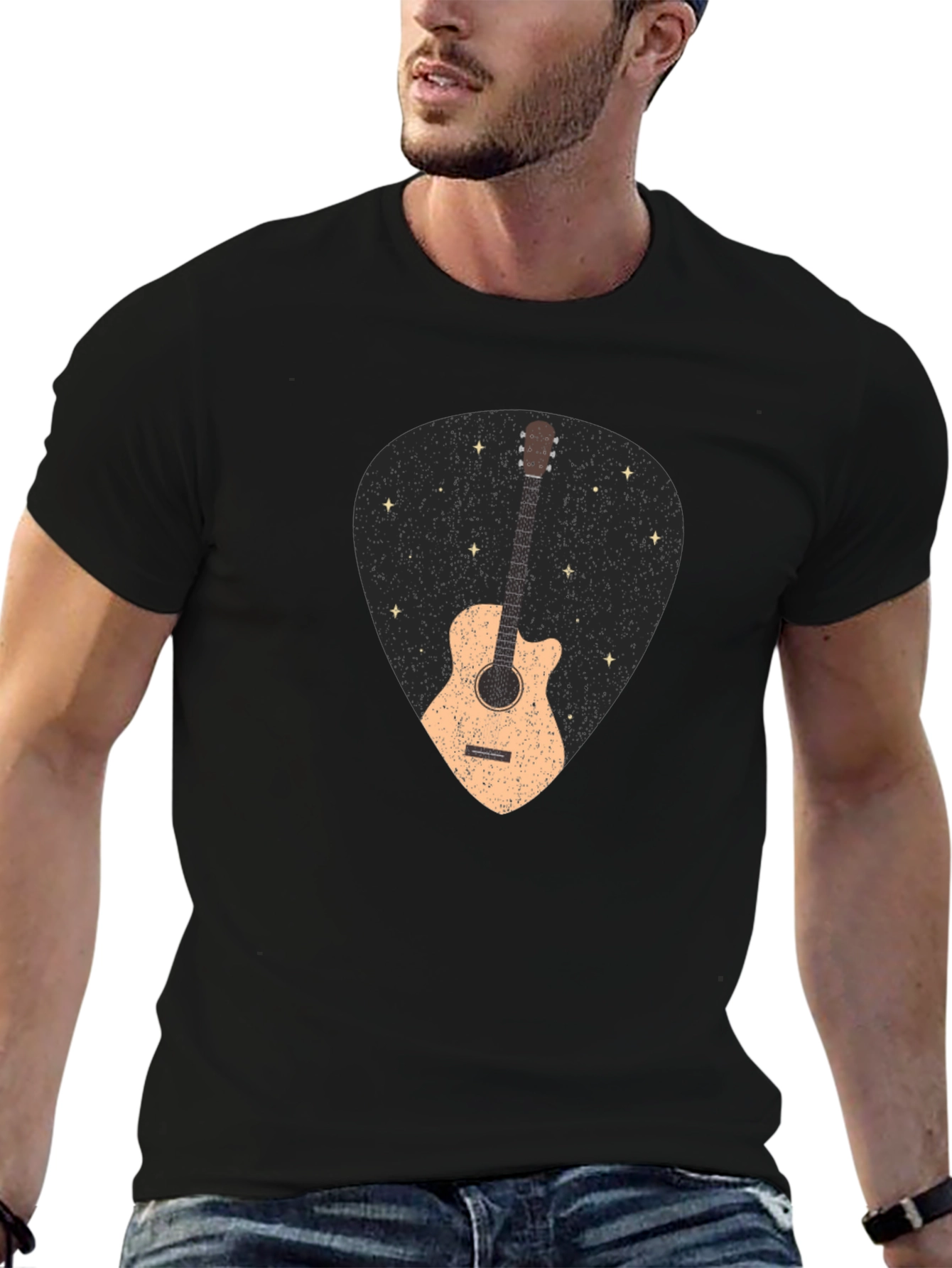 Guitar Pick Graphic T-Shirt