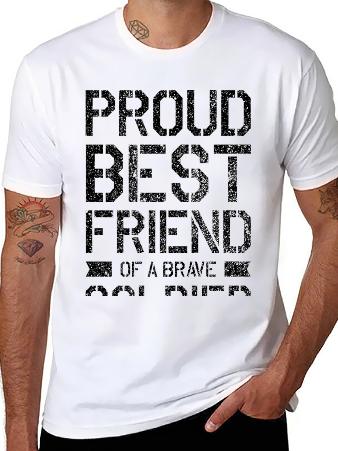 Proud Best Friend T-Shirt - Brave Soul Tribute Tee