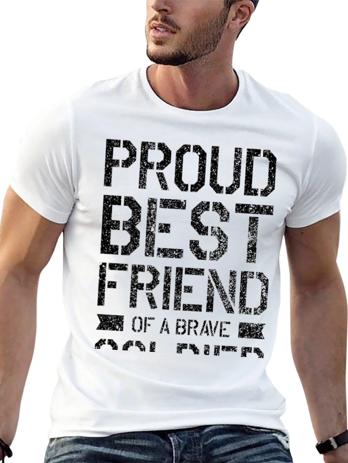 Proud Best Friend T-Shirt - Brave Soul Tribute Tee