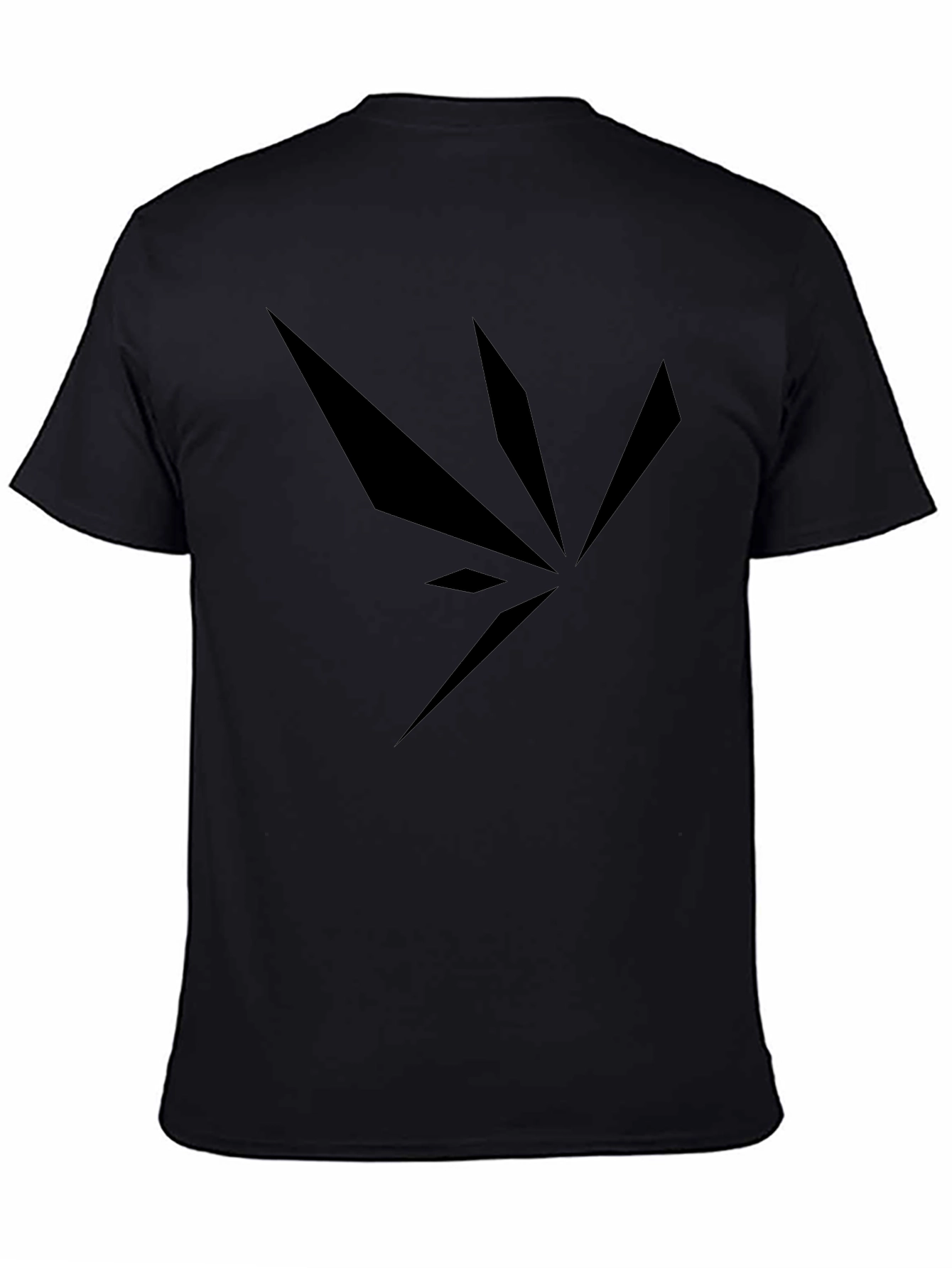 Black Abstract Graphic Print T-Shirt