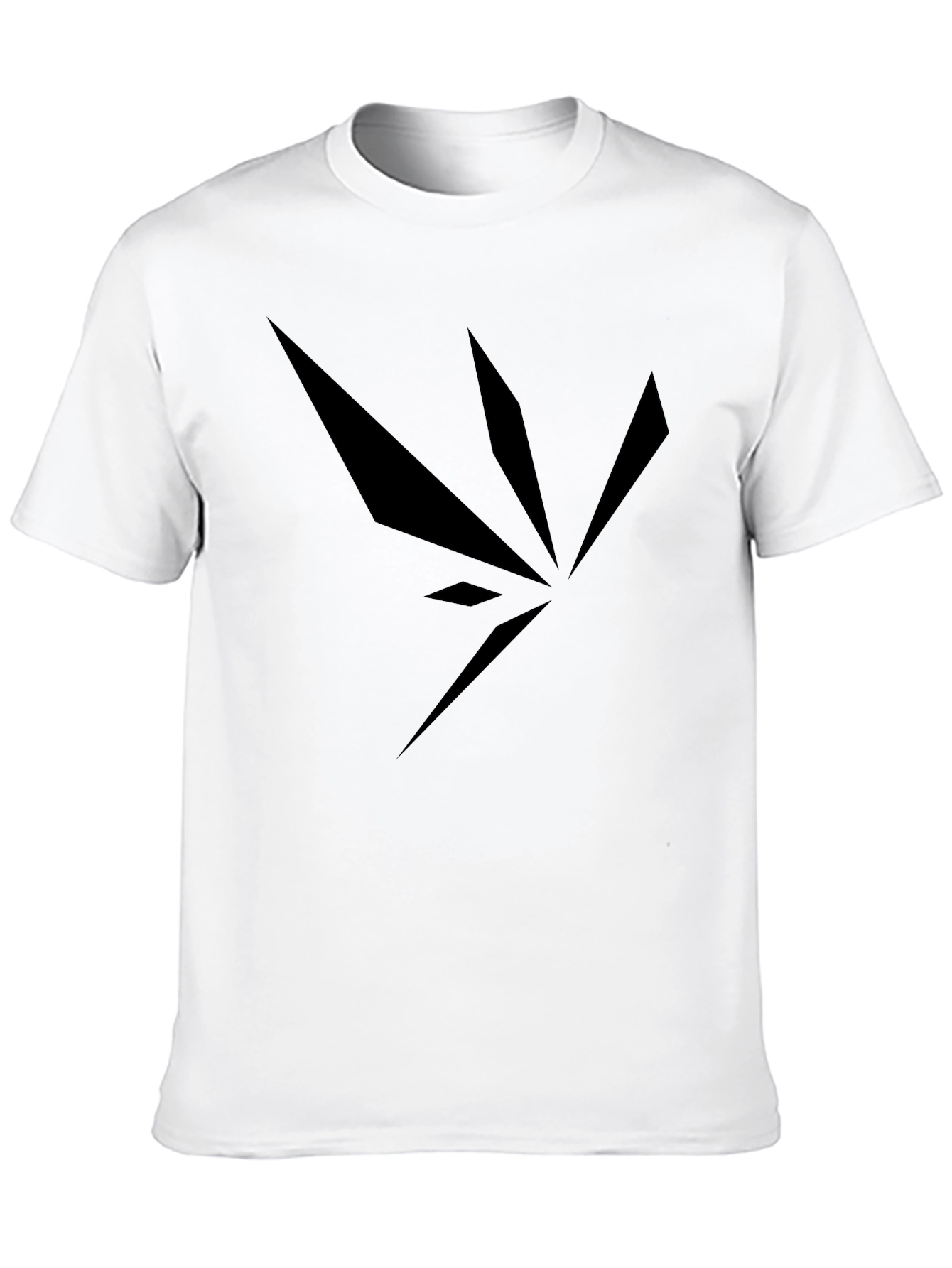 Black Abstract Graphic Print T-Shirt
