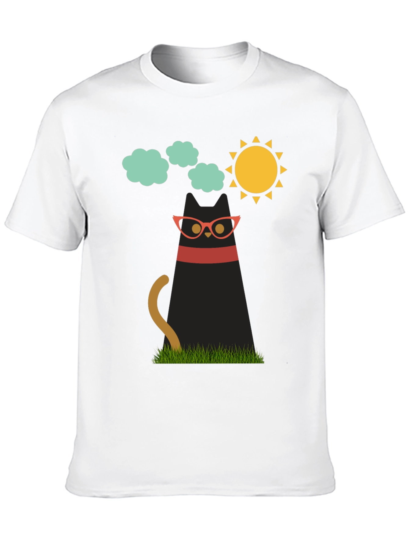 Cool Cat Graphic Tee - Trendy & Unique