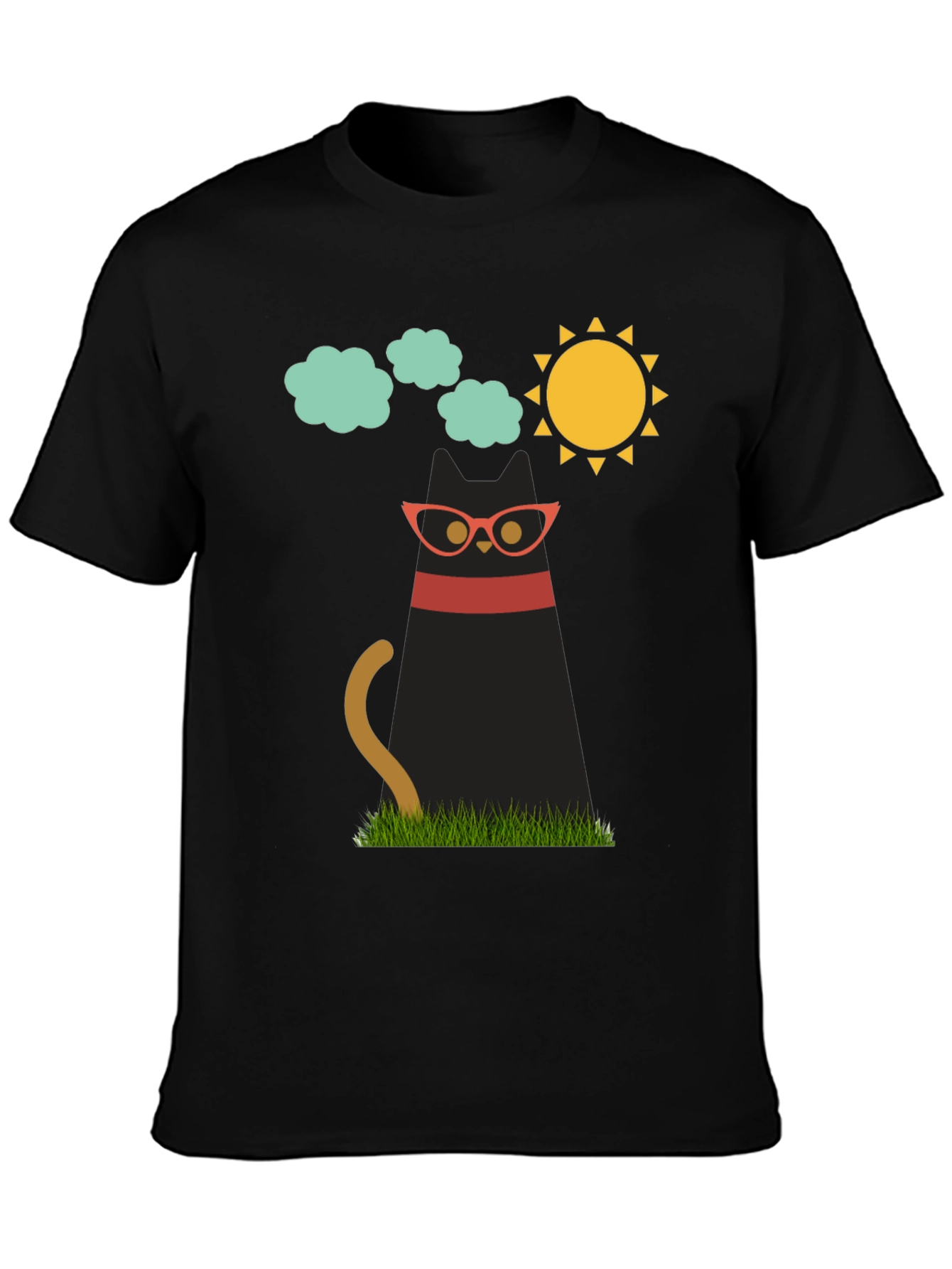 Cool Cat Graphic Tee - Trendy & Unique