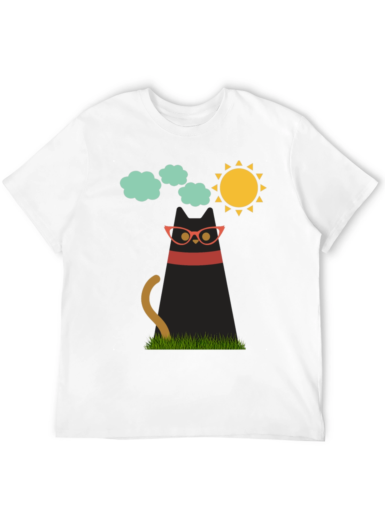 Cool Cat Graphic Tee - Trendy & Unique
