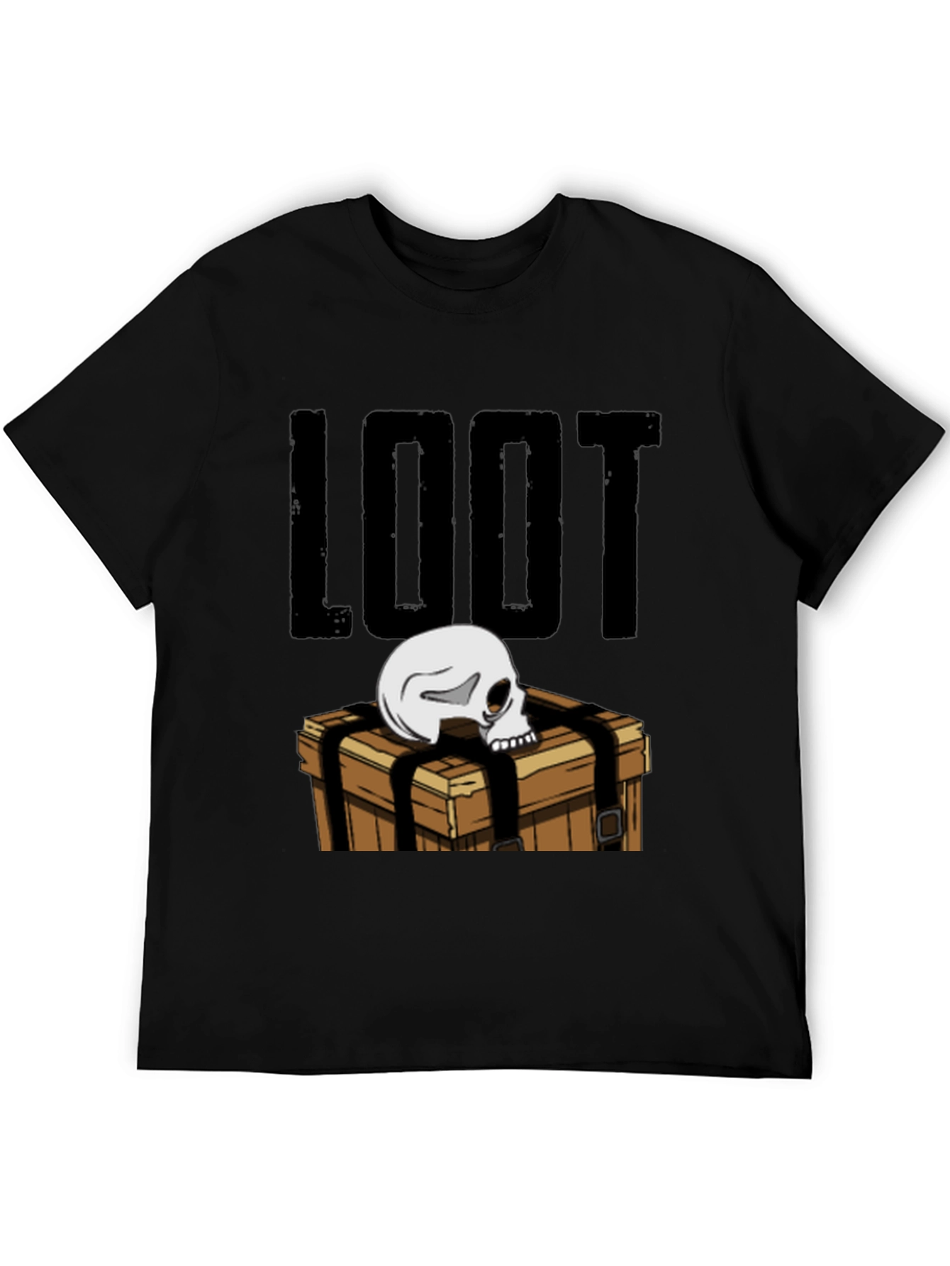 Loot Crate Skull Graphic Tee - Black