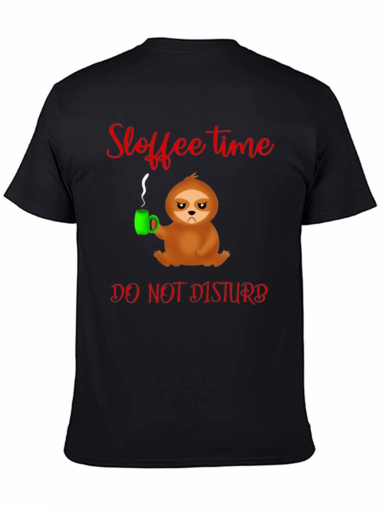 Sloffee Time Sloth T-Shirt - Do Not Disturb