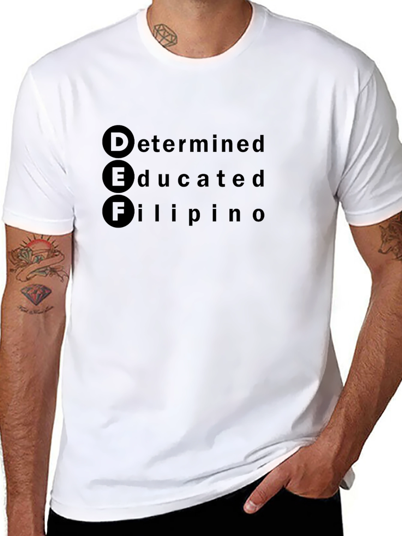 DEF Determined Educated Filipino T-Shirt
