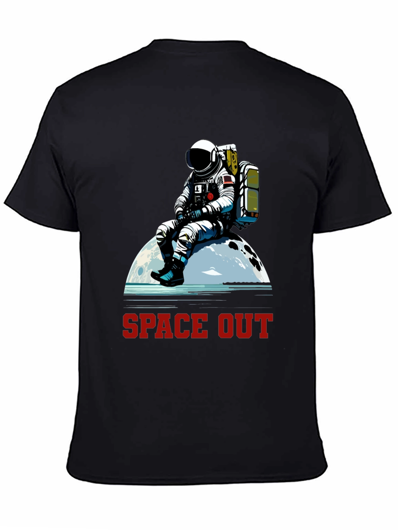 Space Out Astronaut Graphic T-Shirt - Relaxed Fit