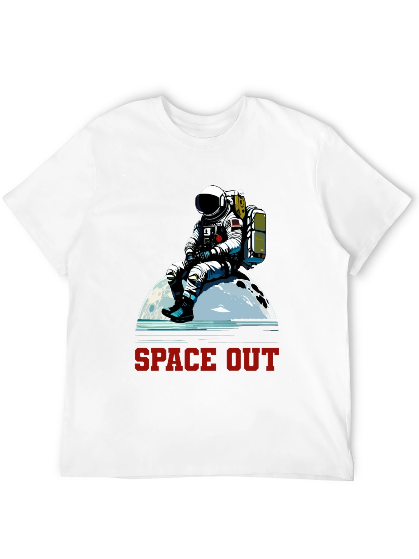 Space Out Astronaut Graphic T-Shirt - Relaxed Fit