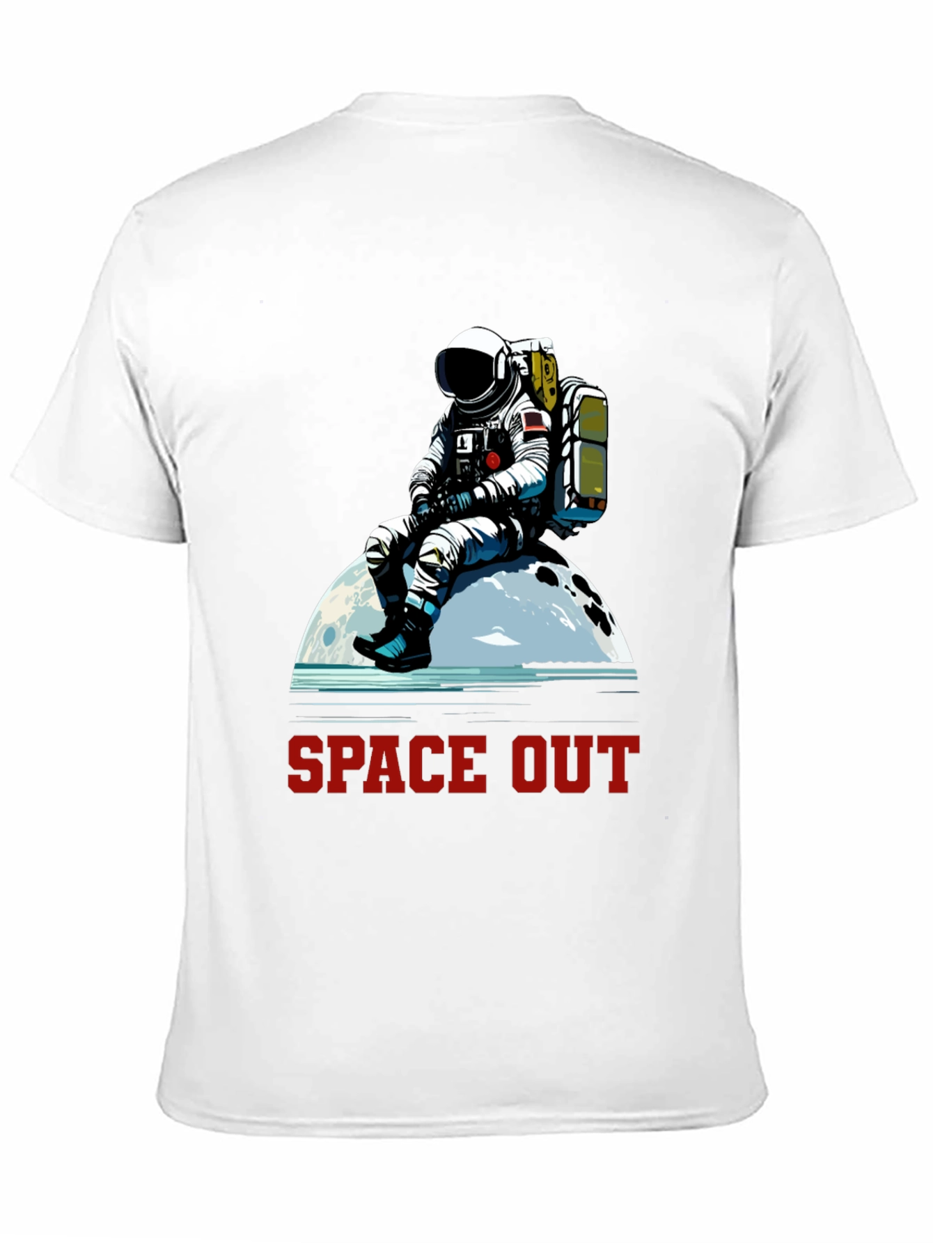 Space Out Astronaut Graphic T-Shirt - Relaxed Fit