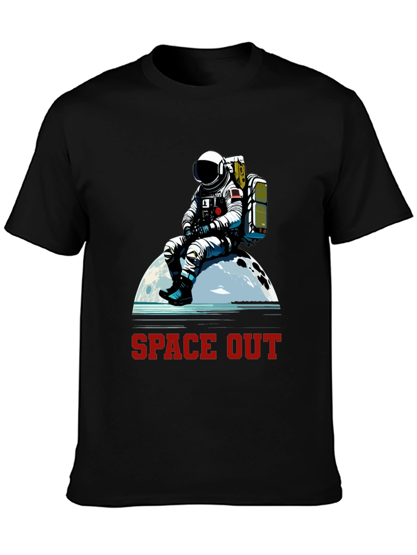Space Out Astronaut Graphic T-Shirt - Relaxed Fit