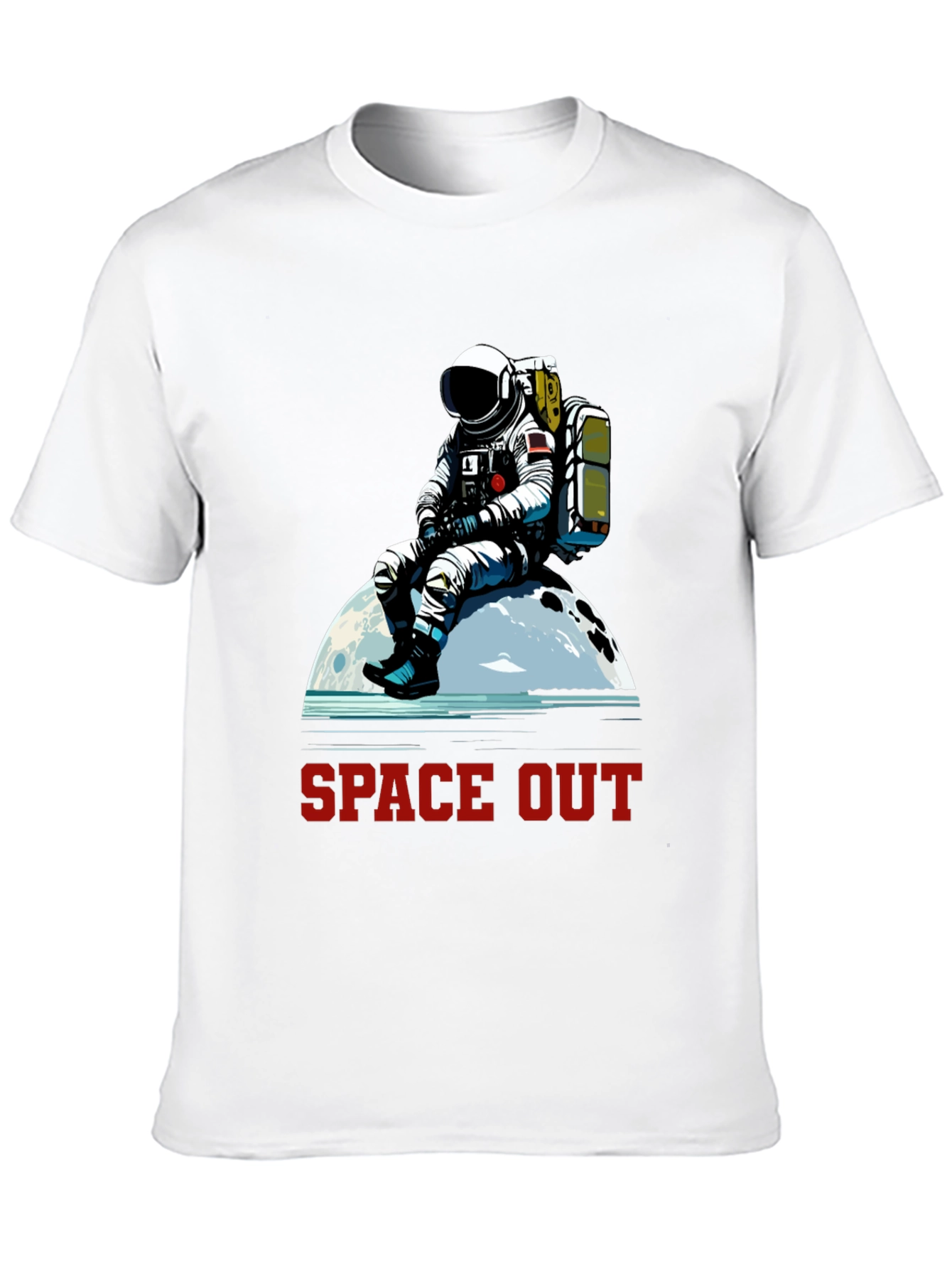Space Out Astronaut Graphic T-Shirt - Relaxed Fit