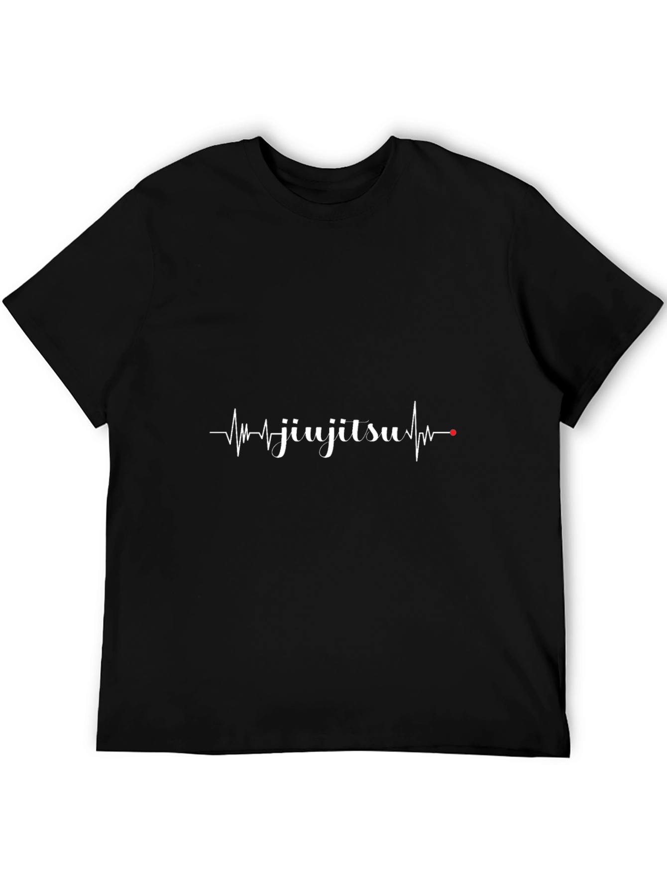 Jiu Jitsu Heartbeat Graphic Tee - Black