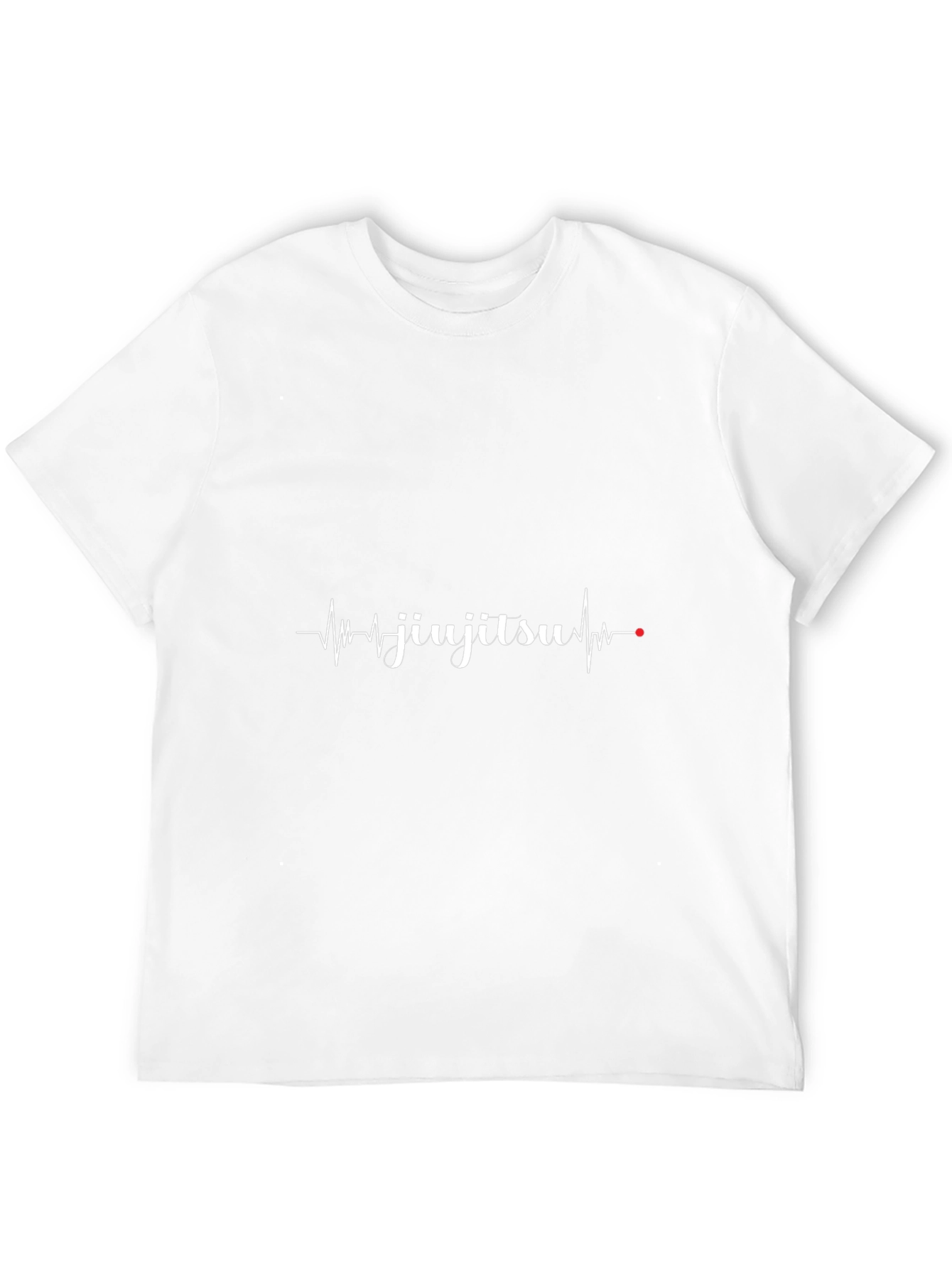 Jiu Jitsu Heartbeat Graphic Tee - Black