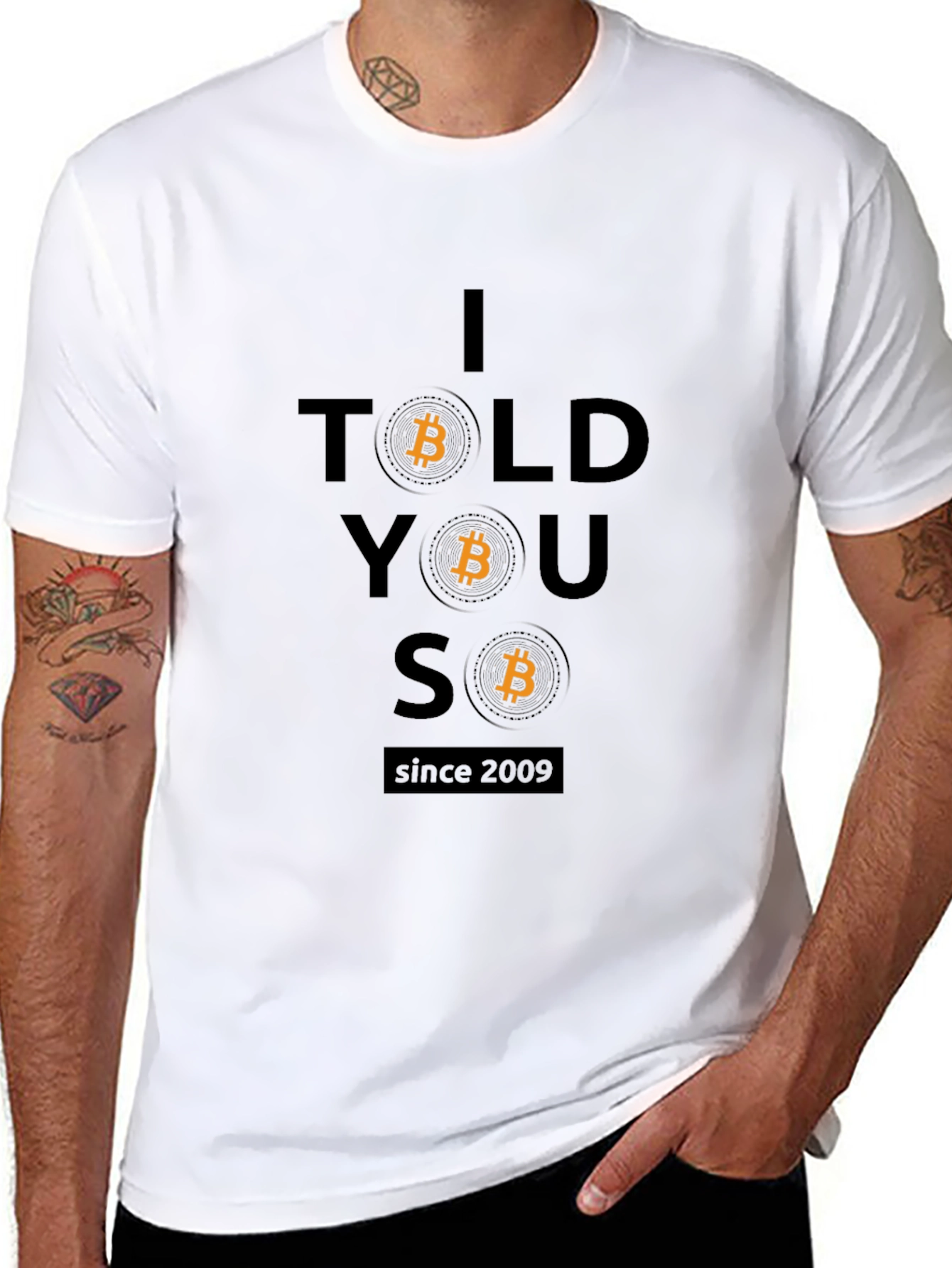 Bitcoin Crypto T-Shirt - I Told You So