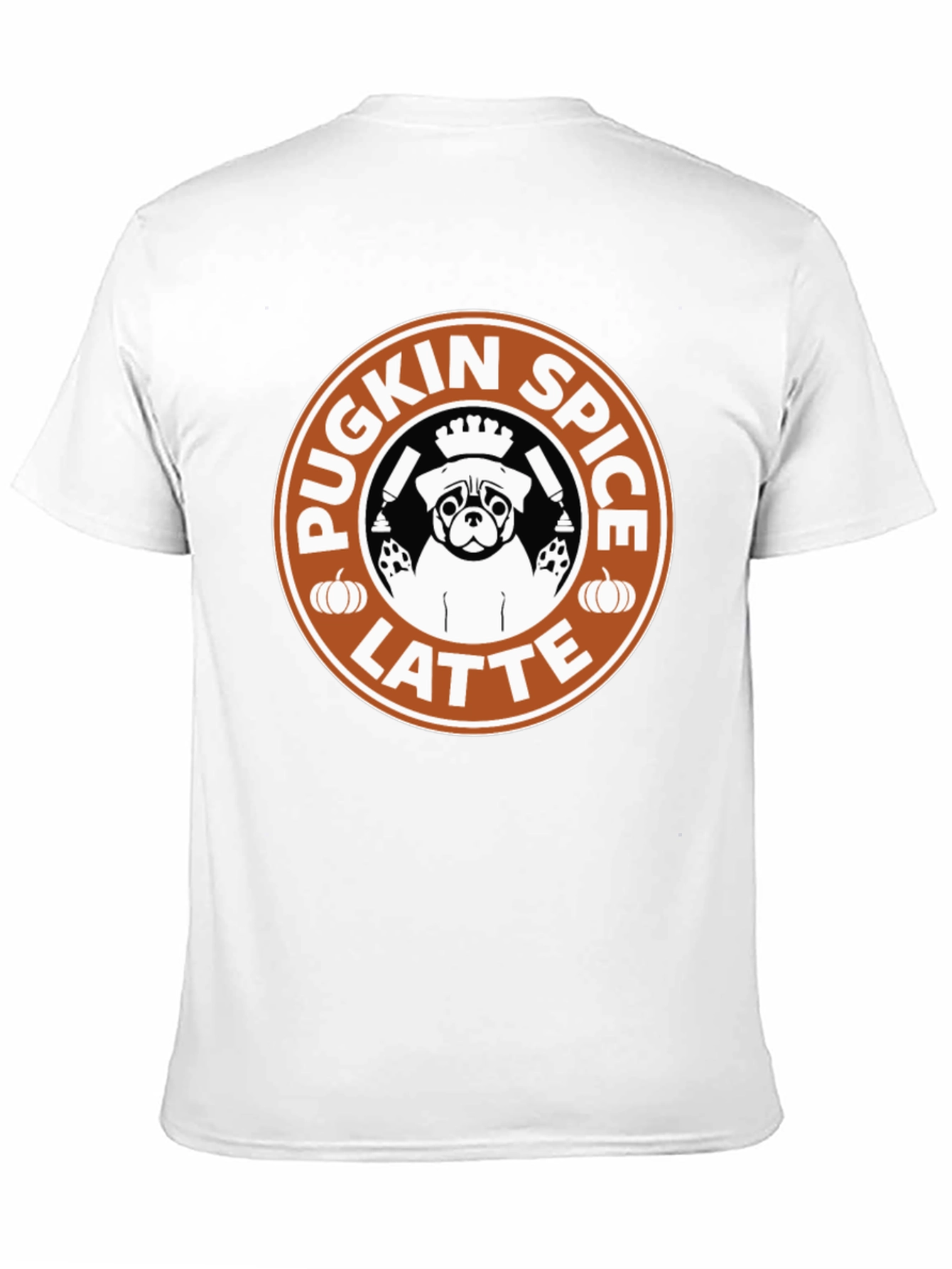 Pugkin Spice Latte Graphic T-Shirt