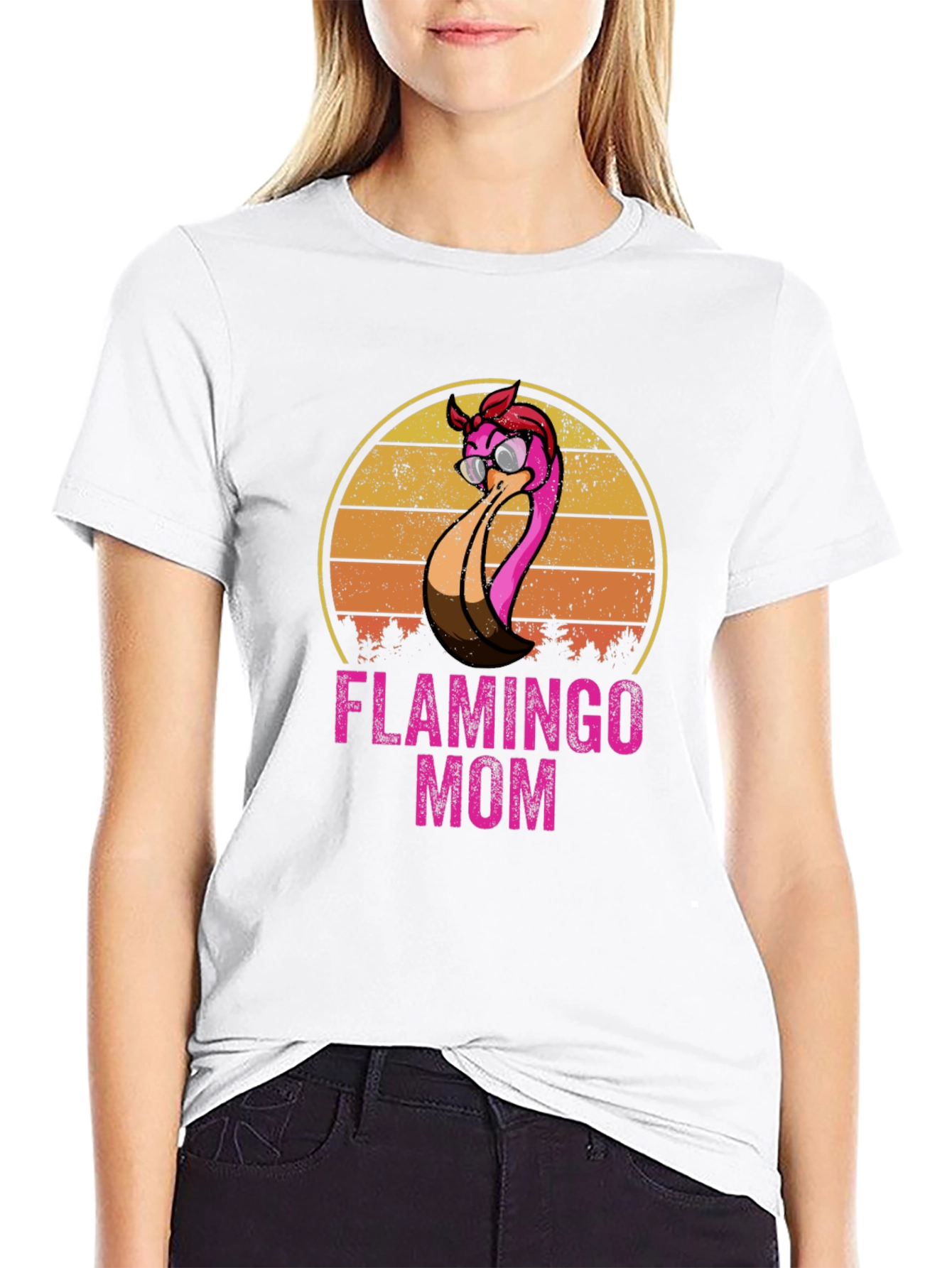 Flamingo Mom Graphic Tee - Unisex