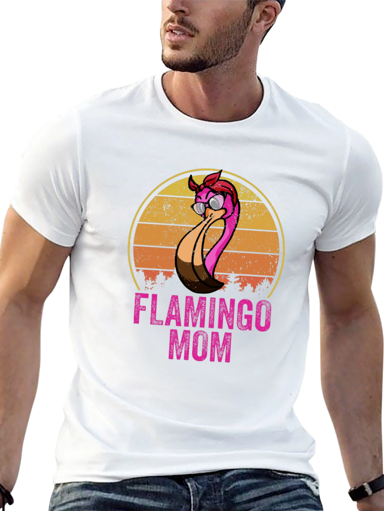 Flamingo Mom Graphic Tee - Unisex