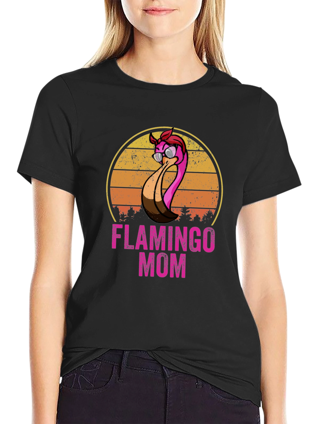 Flamingo Mom Graphic Tee - Unisex
