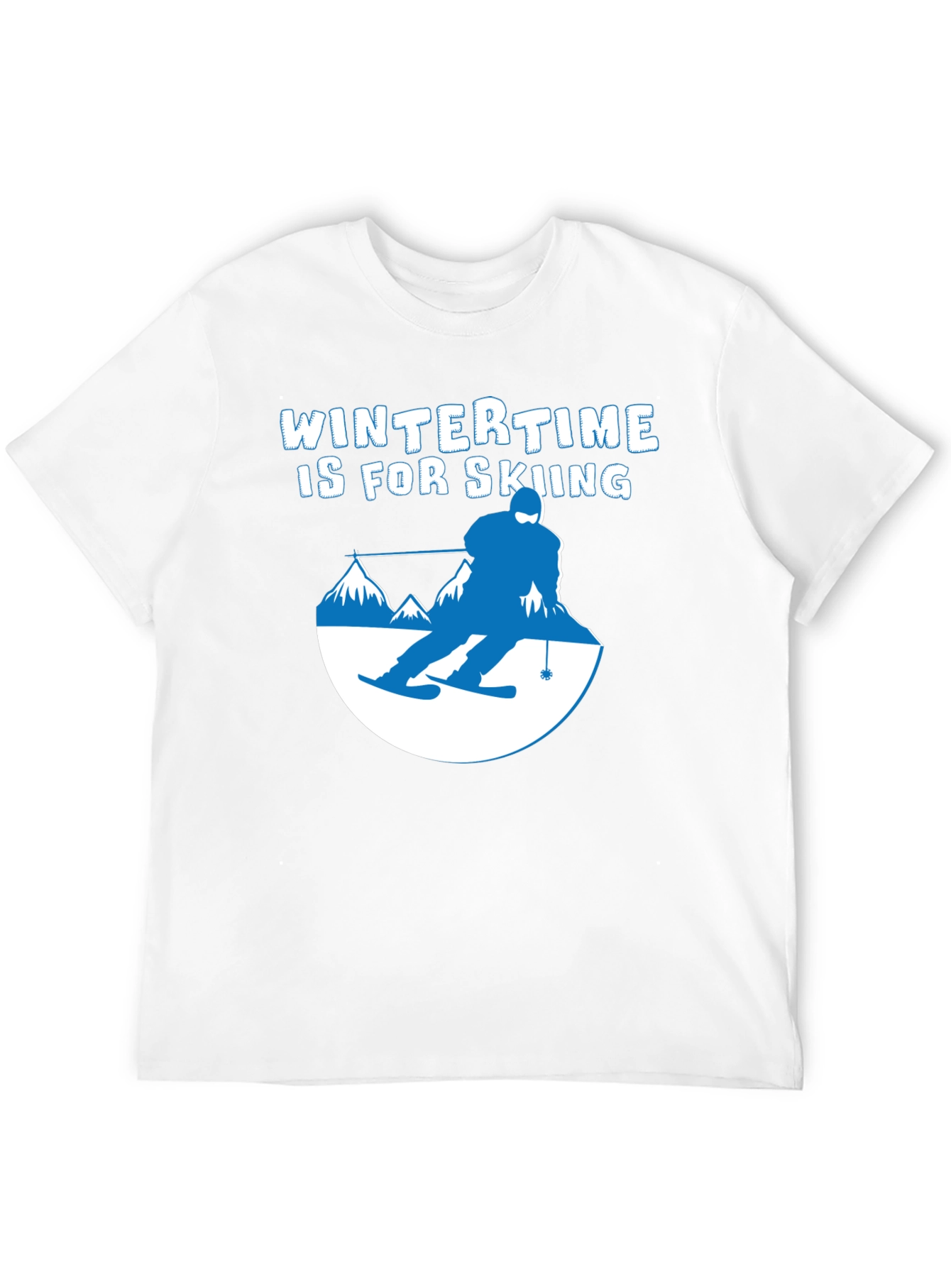Wintertime Skiing Graphic Tee