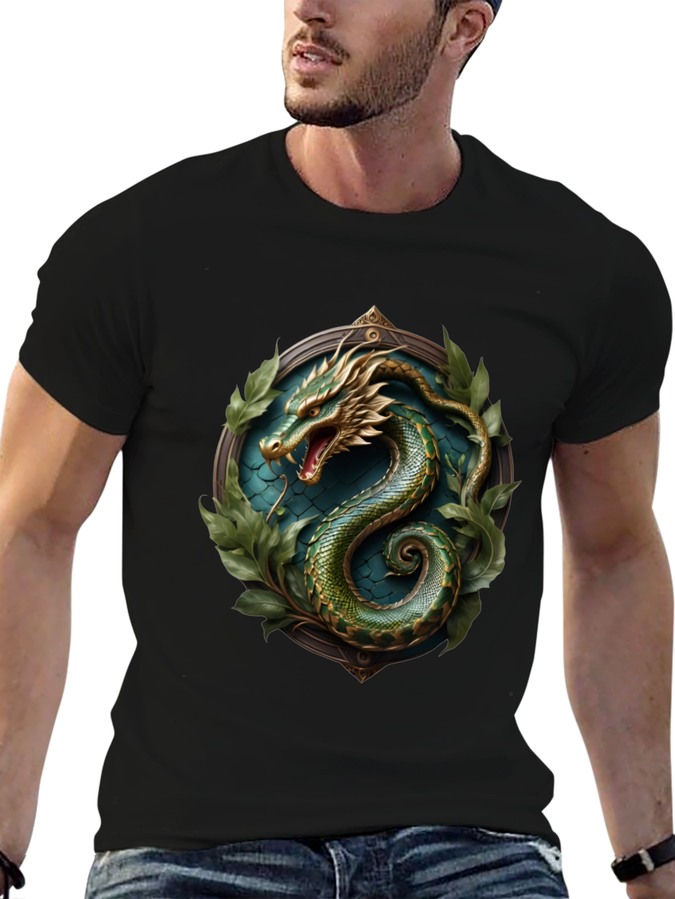 Dragon Emblem Black T-Shirt