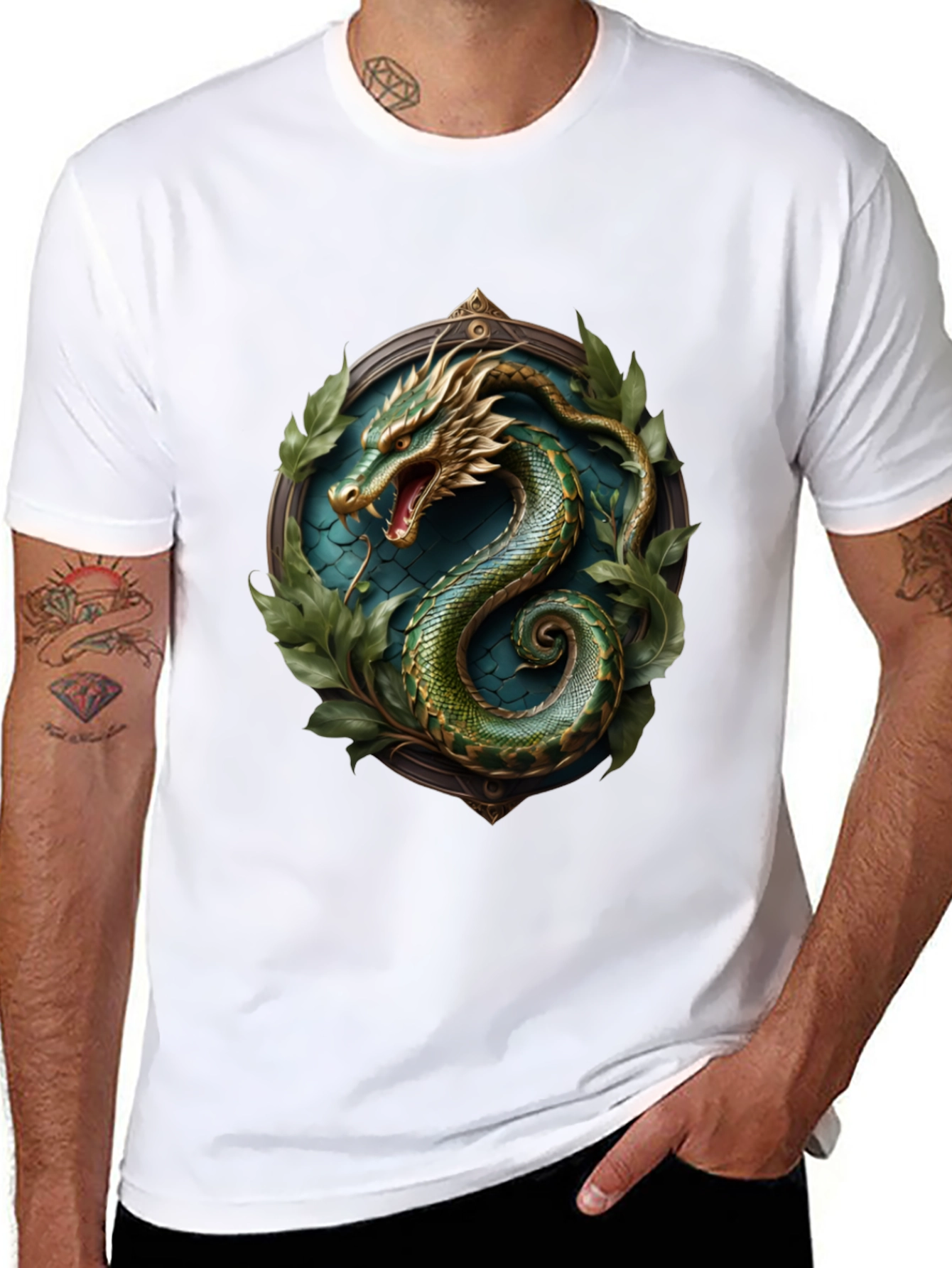 Dragon Emblem Black T-Shirt