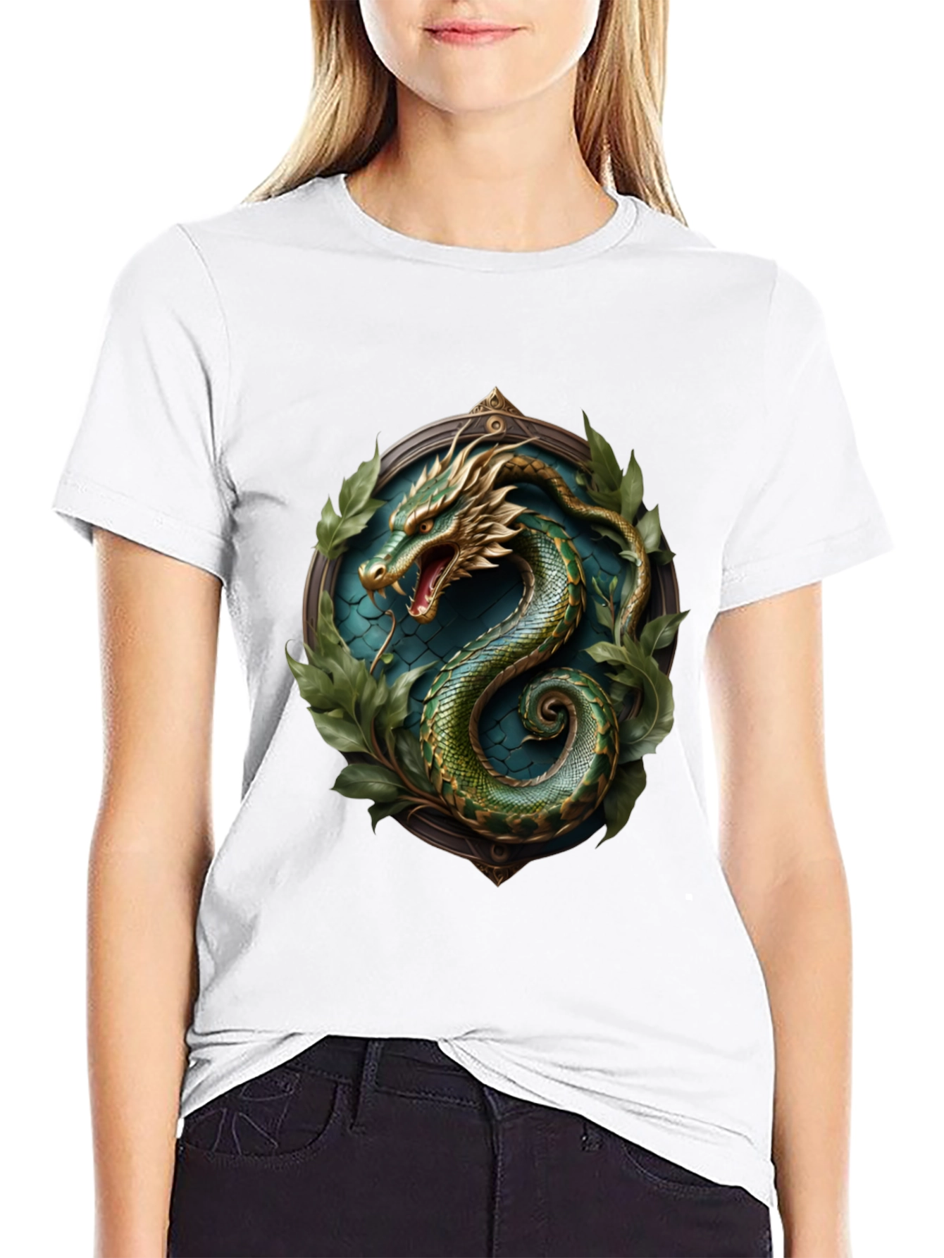 Dragon Emblem Black T-Shirt