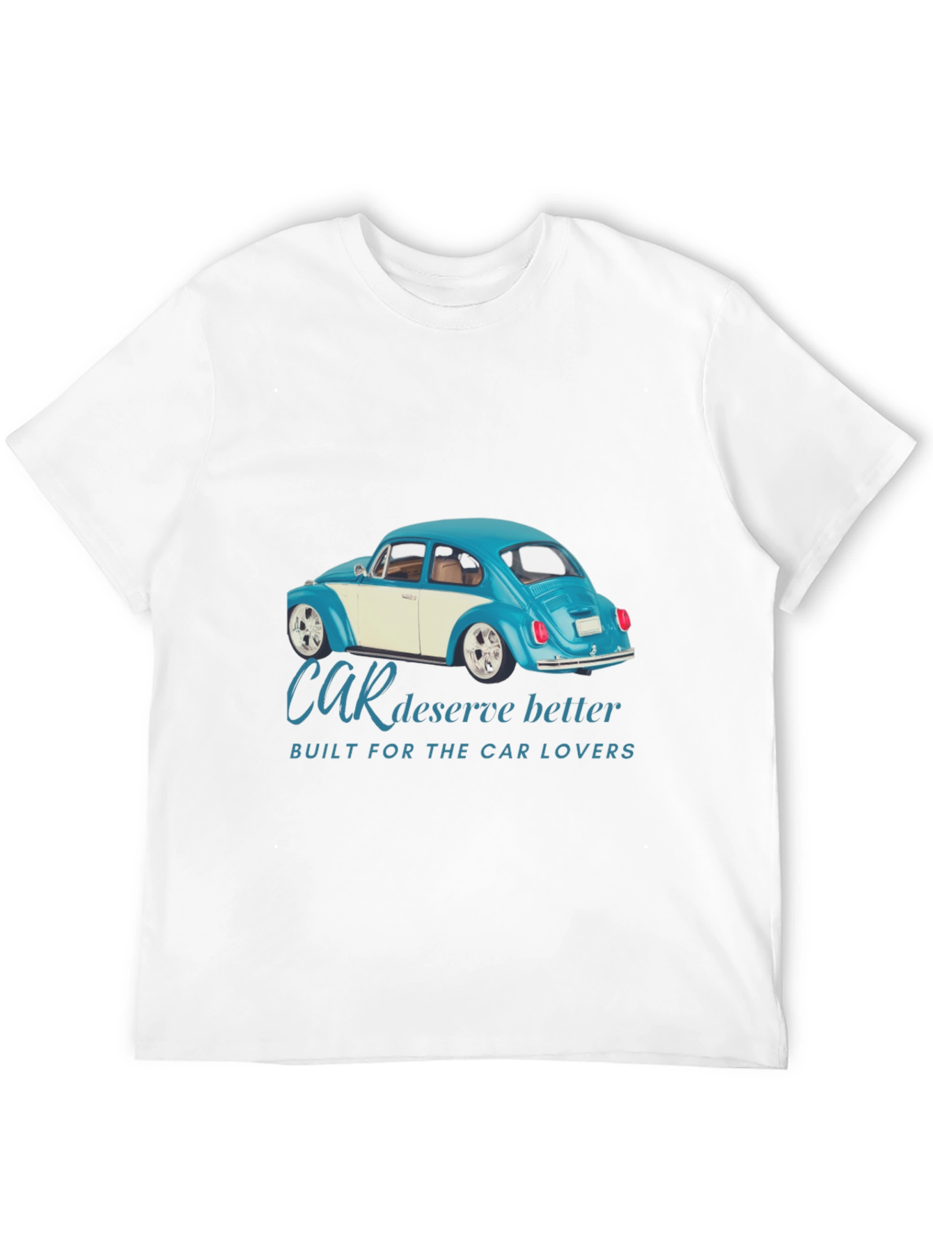 Car Lovers Black Tee - Classic Car Design