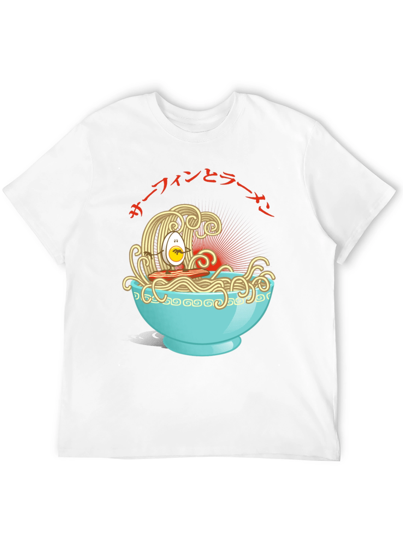 Ramen Surfing Egg Graphic Tee