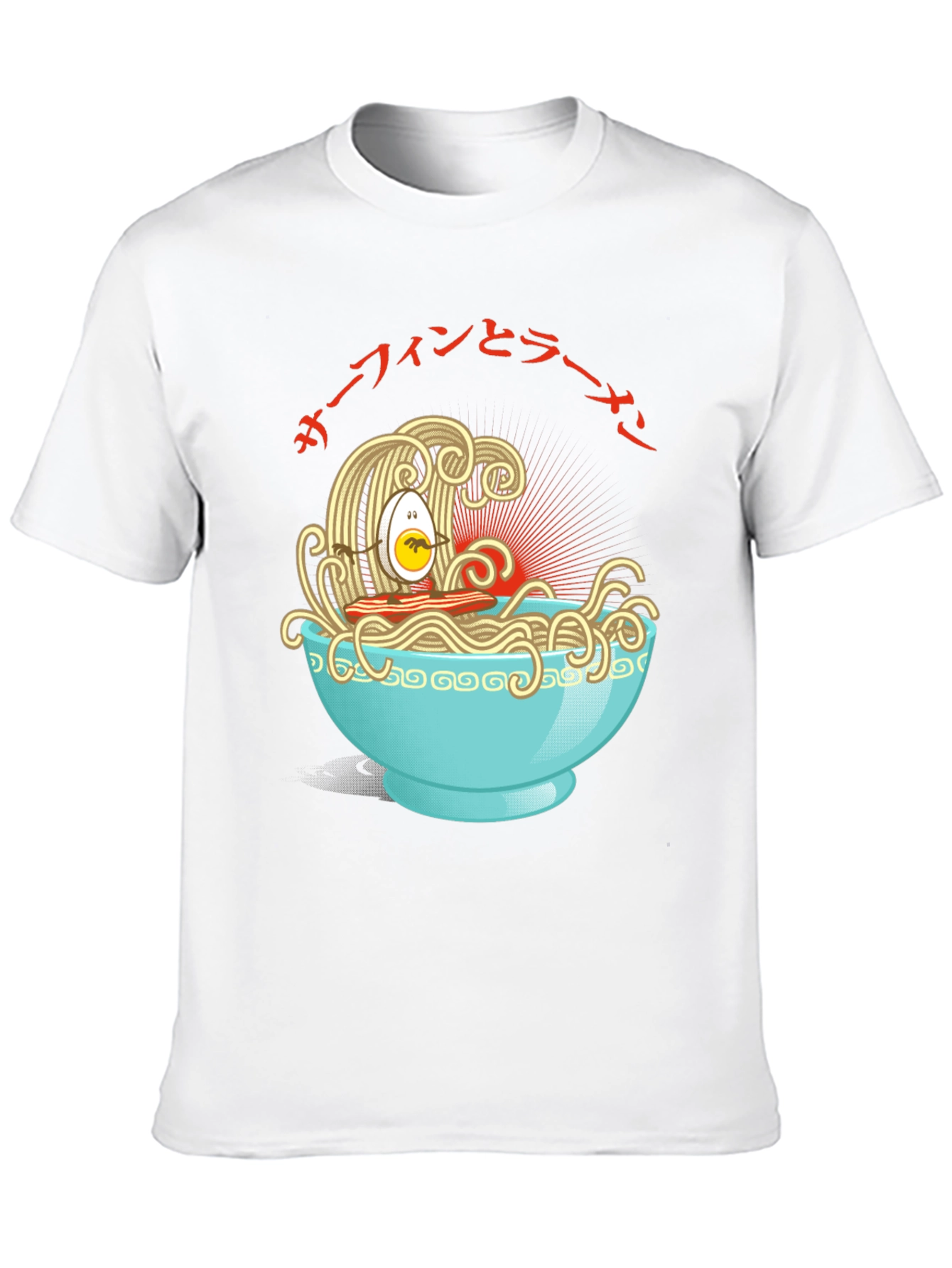 Ramen Surfing Egg Graphic Tee