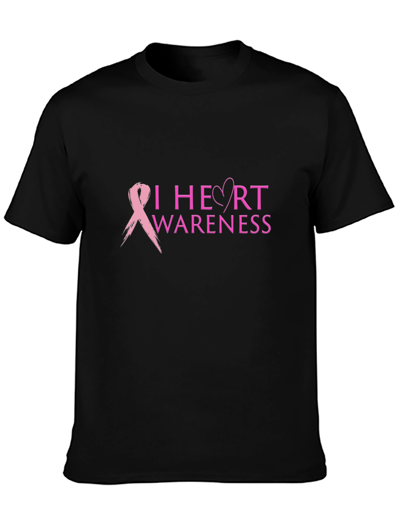 Awareness Ribbon Heart Graphic Tee