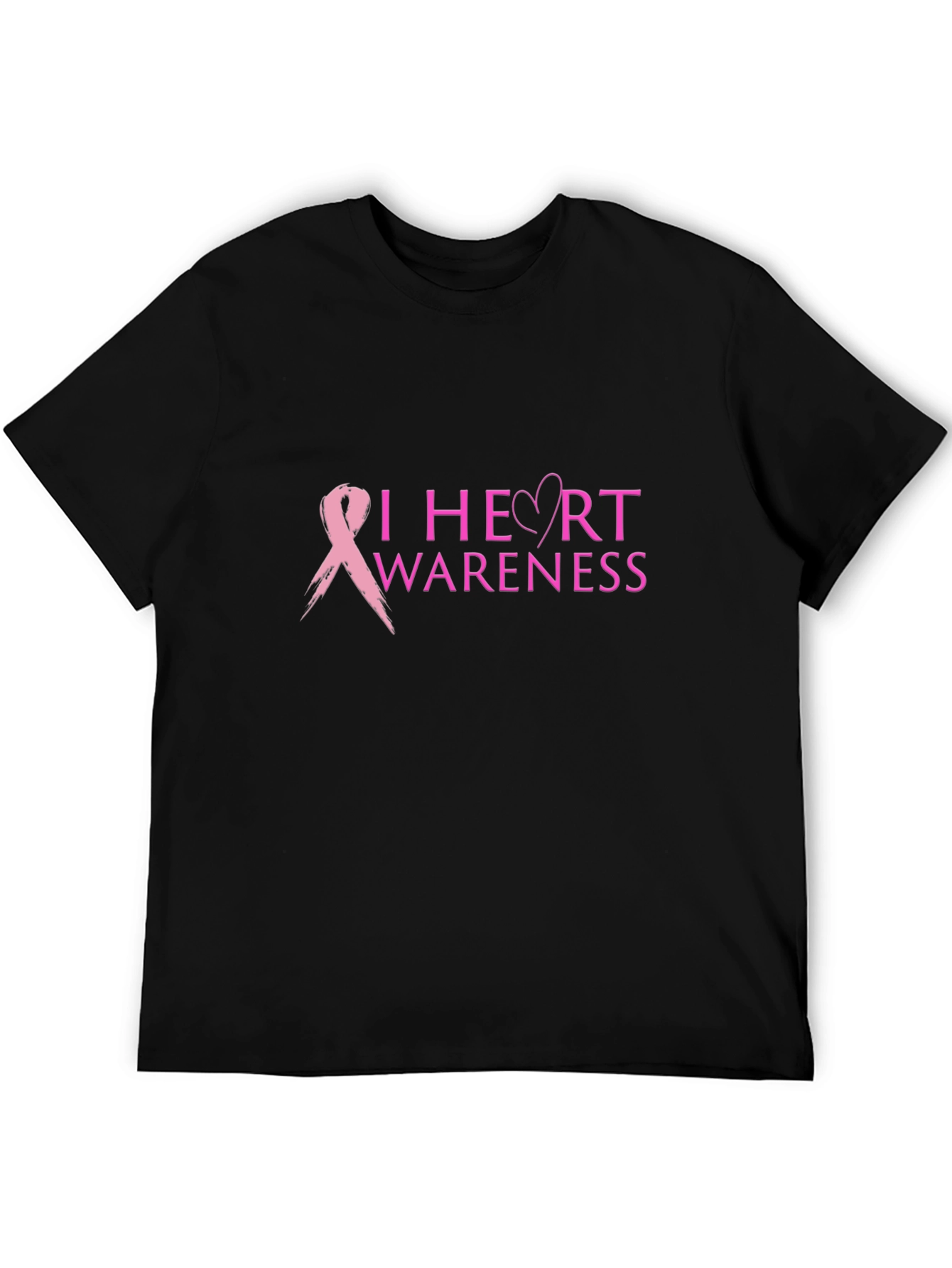 Awareness Ribbon Heart Graphic Tee