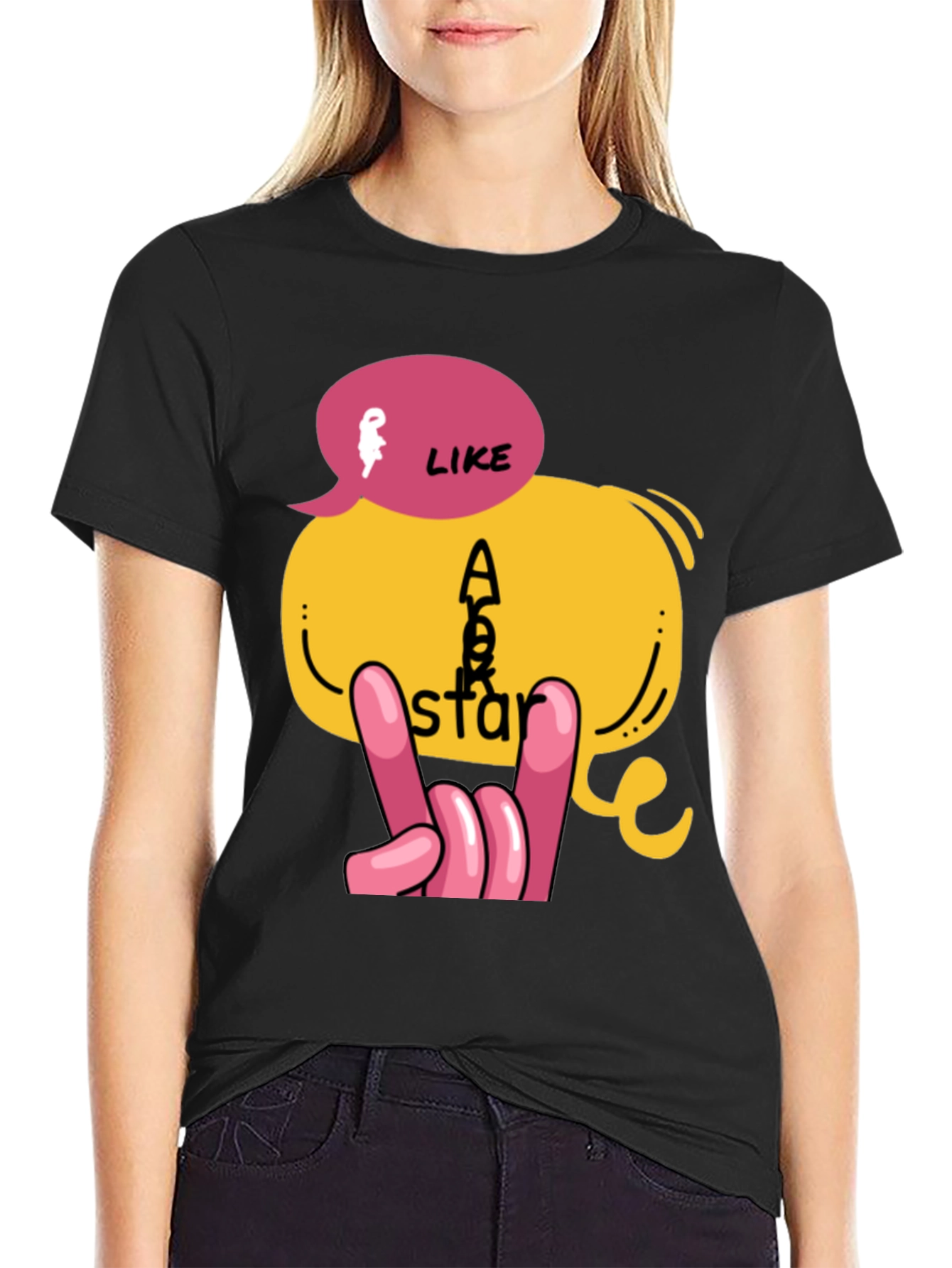 Rockstar Graphic T-Shirt - Like a Star