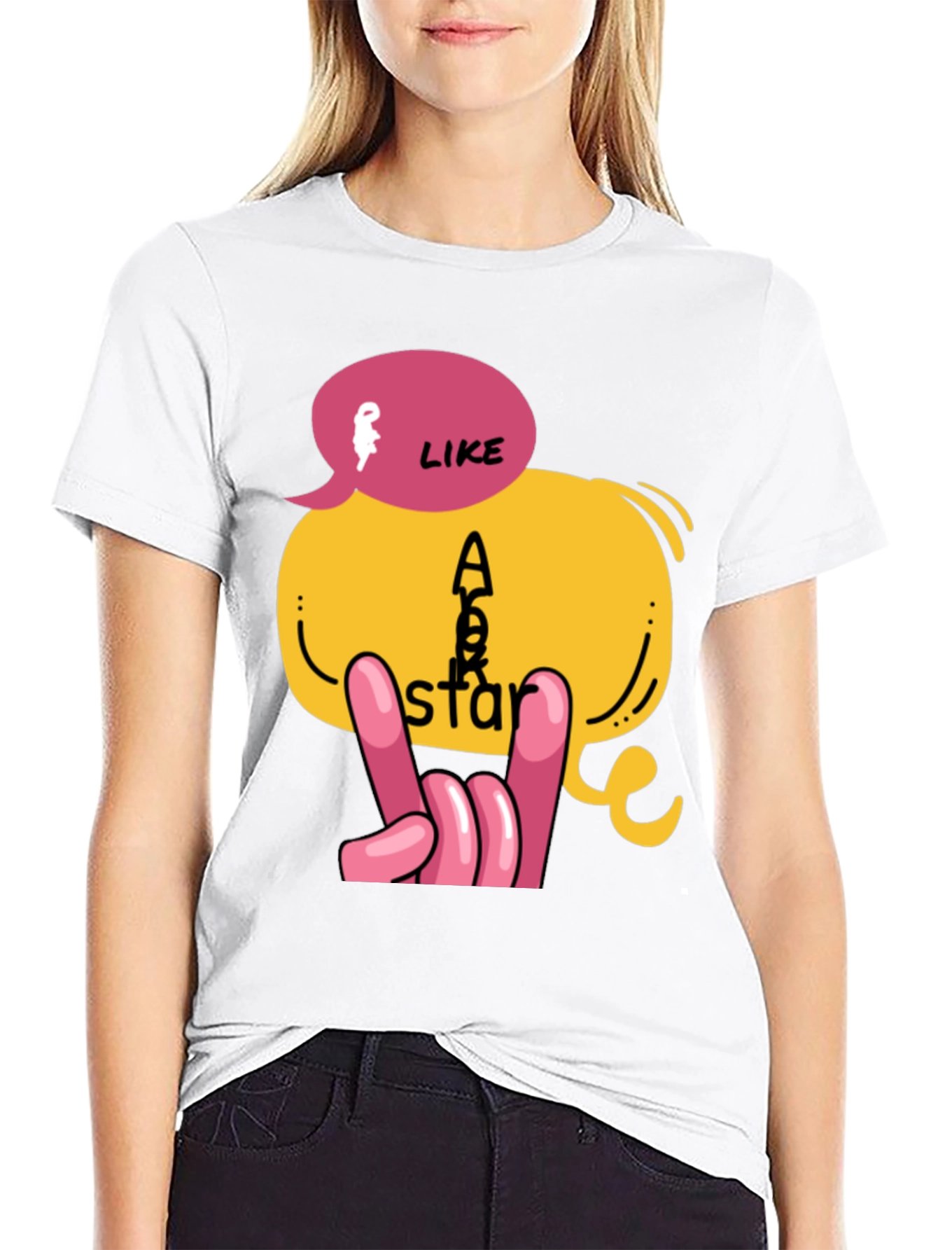 Rockstar Graphic T-Shirt - Like a Star