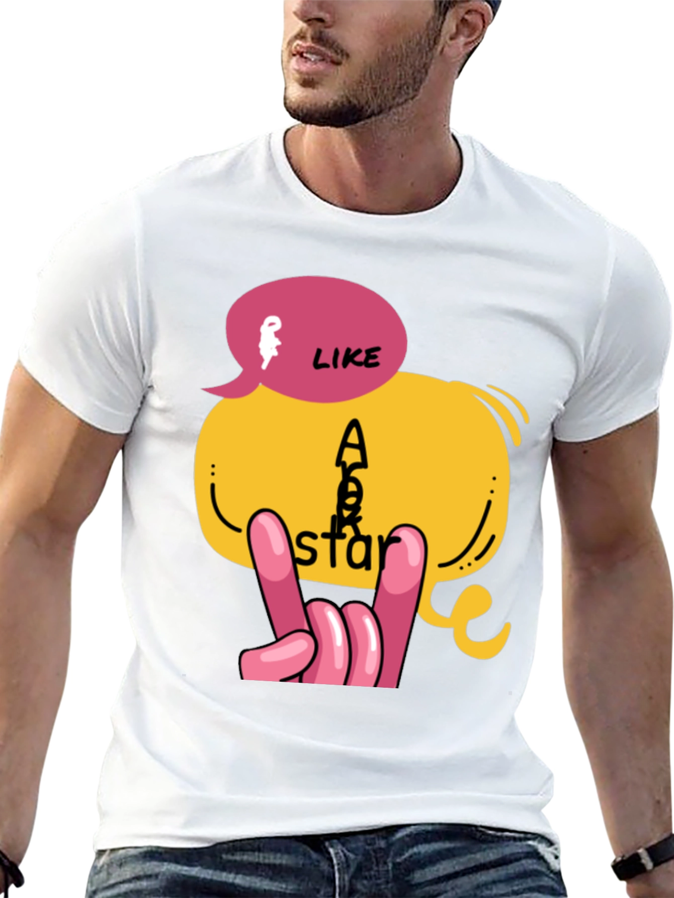 Rockstar Graphic T-Shirt - Like a Star
