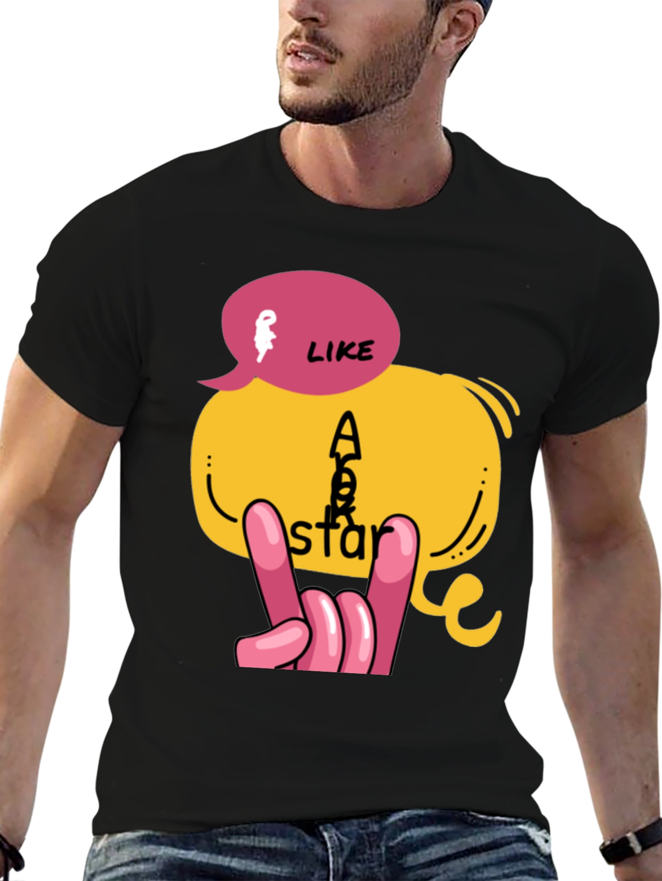 Rockstar Graphic T-Shirt - Like a Star