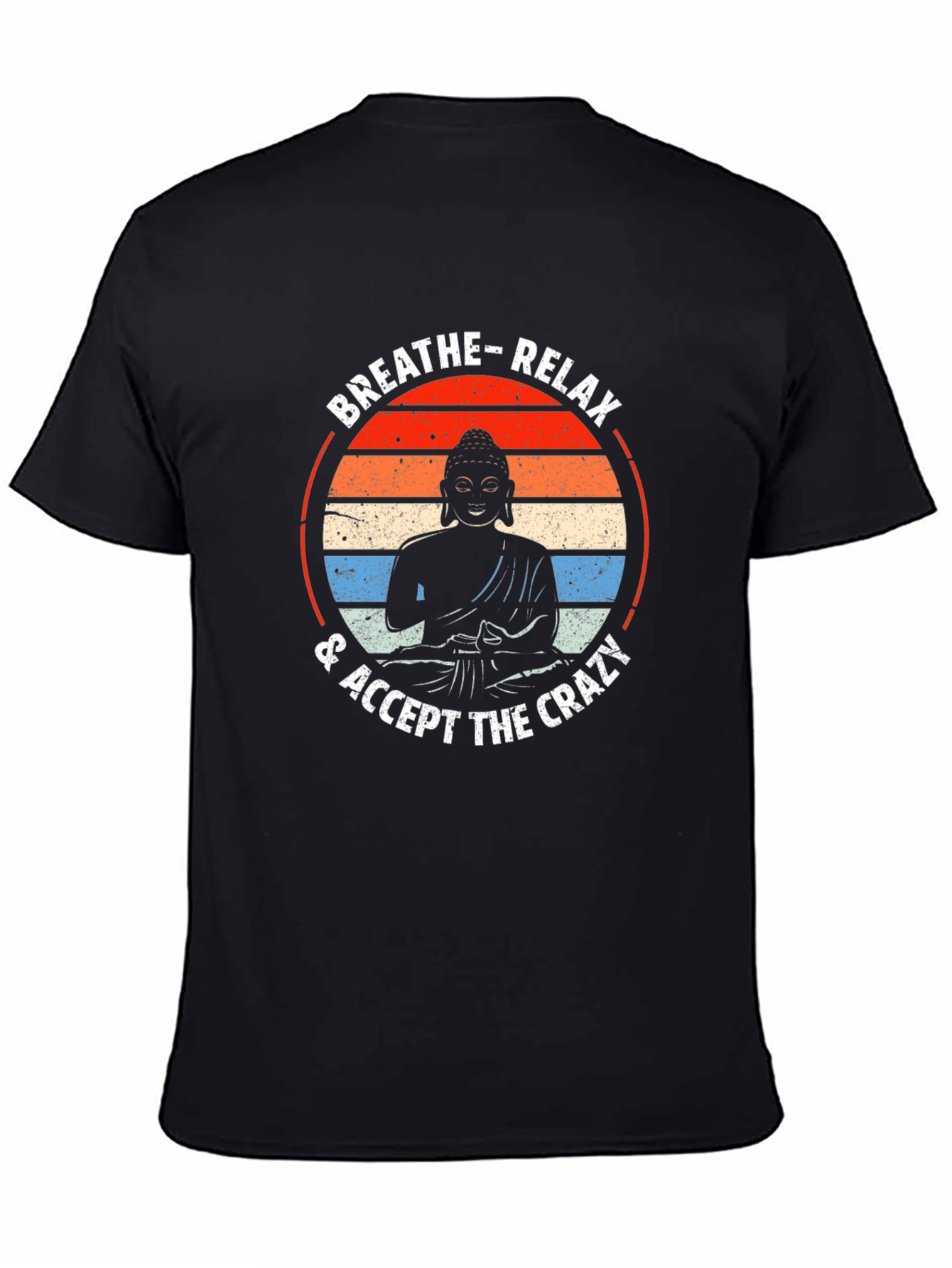 Breathe Relax Buddha Graphic T-Shirt - Unisex