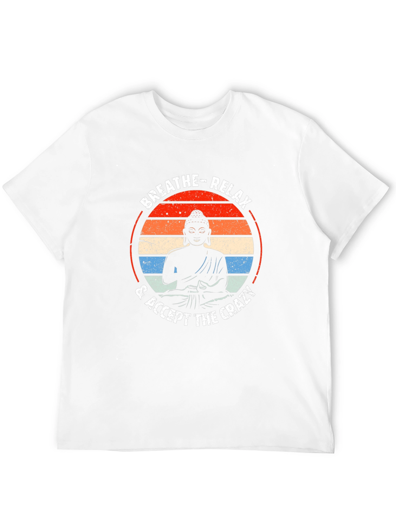 Breathe Relax Buddha Graphic T-Shirt - Unisex