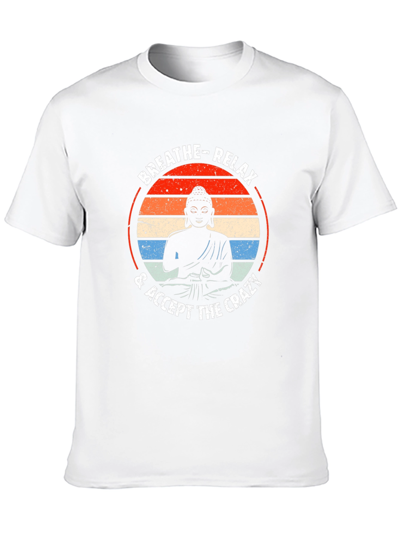 Breathe Relax Buddha Graphic T-Shirt - Unisex