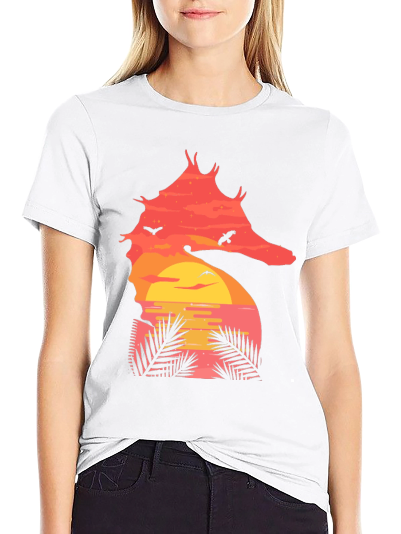 Sunset Seahorse T-Shirt