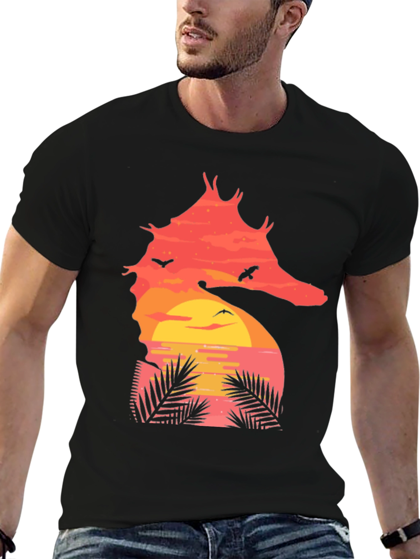 Sunset Seahorse T-Shirt