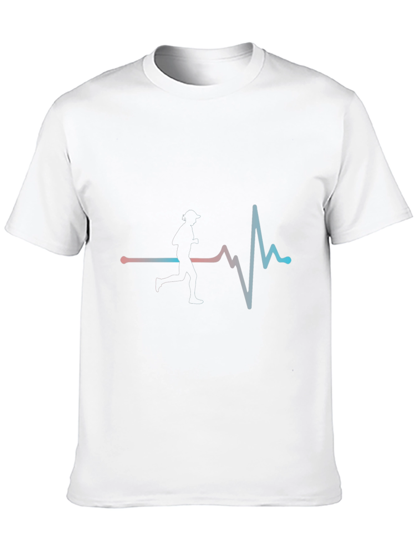 Runner Heartbeat T-Shirt - Active Lifestyle Apparel